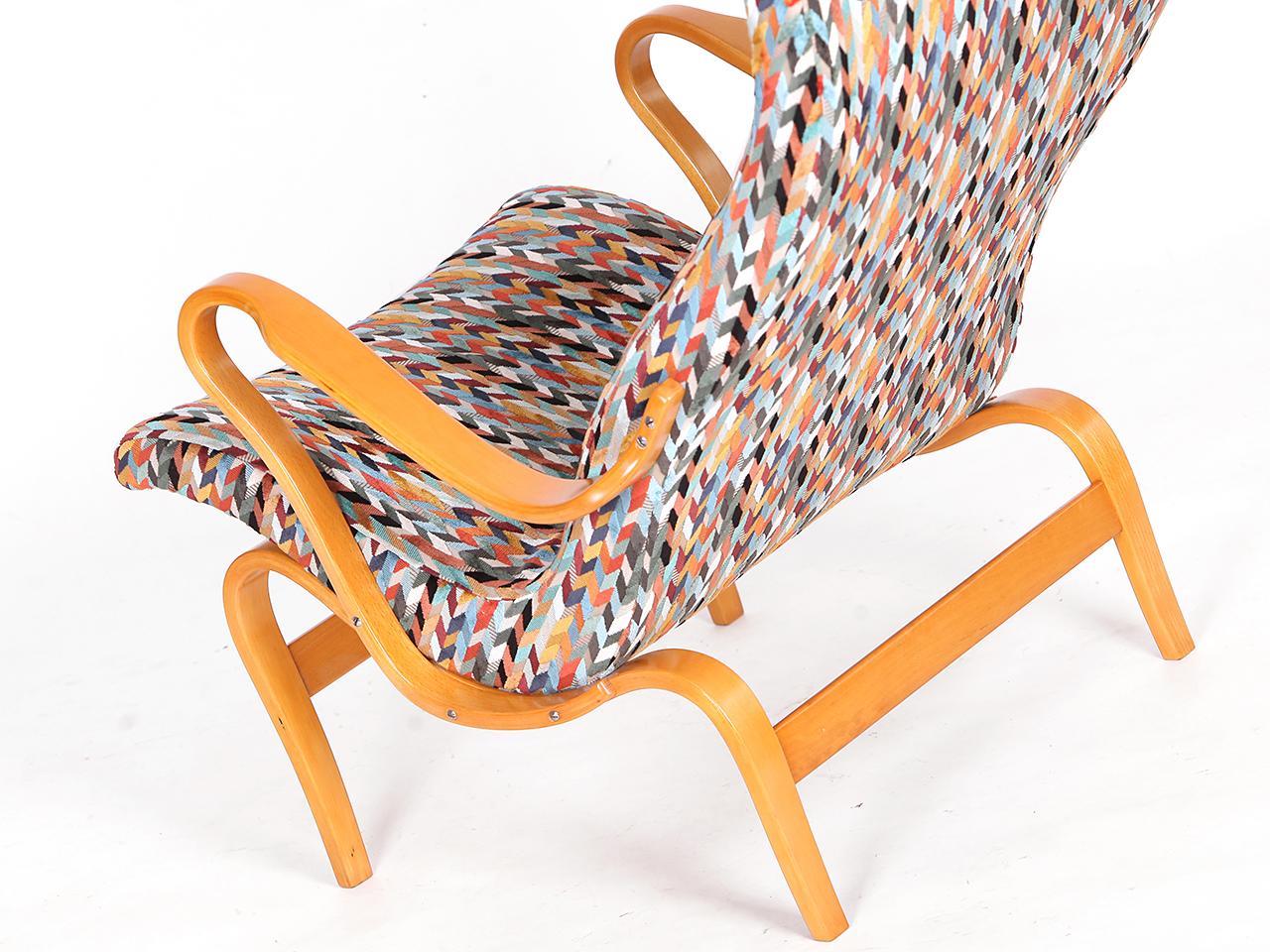 Pernilla Lounge Arm Chair by Bruno Mathsson for Dux , Sweden 1970s For Sale 1