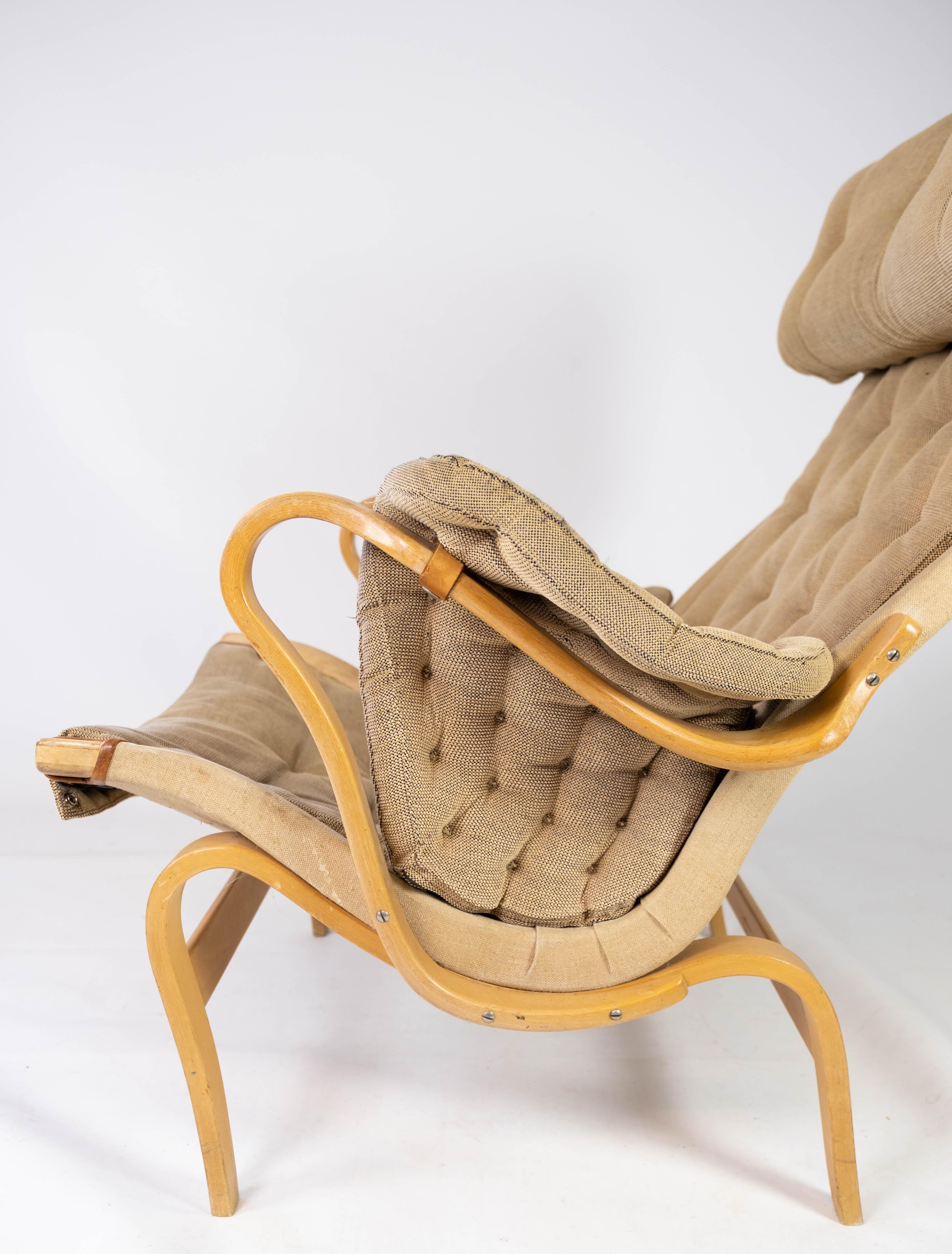 Easy Chair Pernille entworfen von Bruno Mathsson Hergestellt von DUX Ab 1960er Jahre im Angebot 3