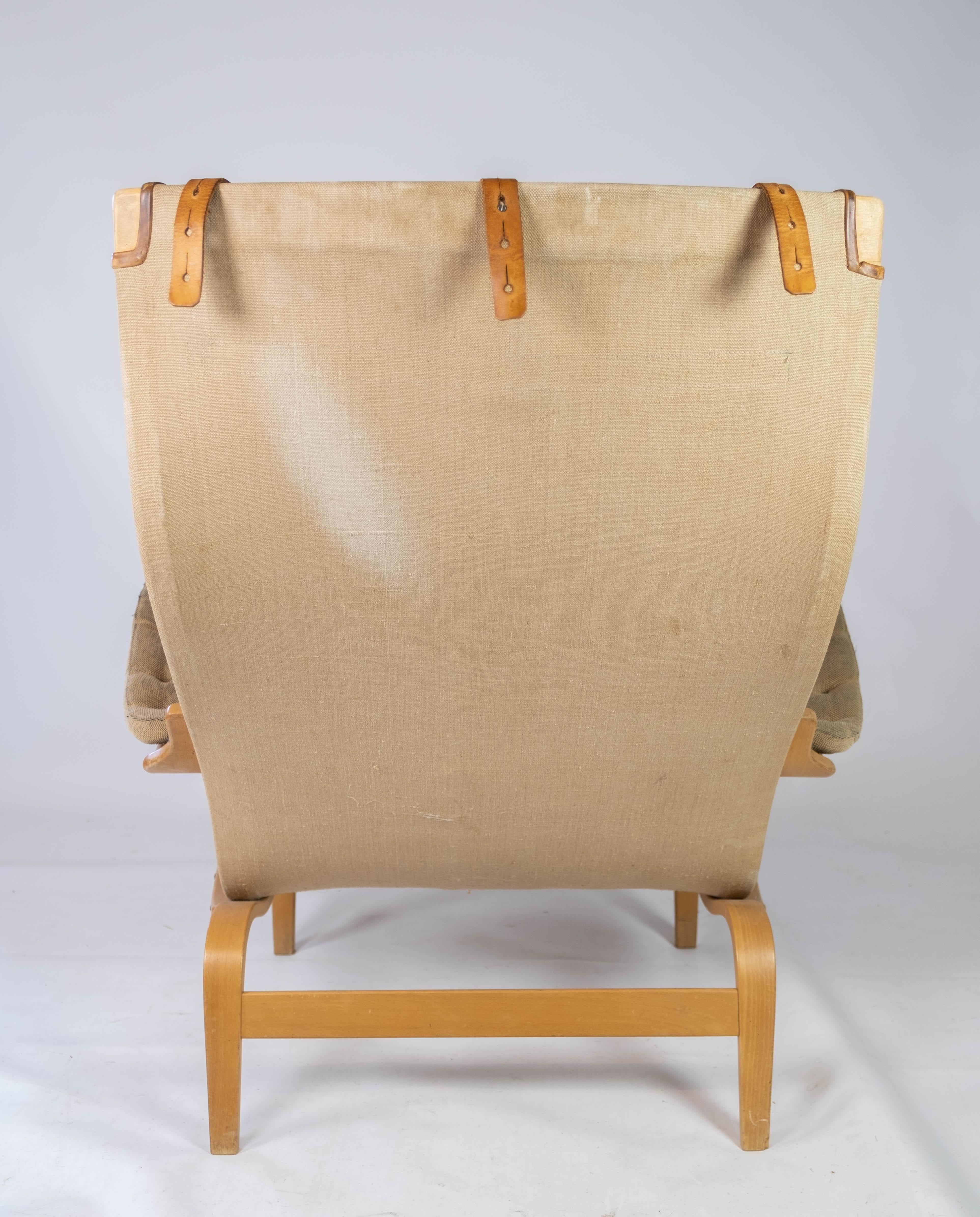Easy Chair Pernille entworfen von Bruno Mathsson Hergestellt von DUX Ab 1960er Jahre im Angebot 4