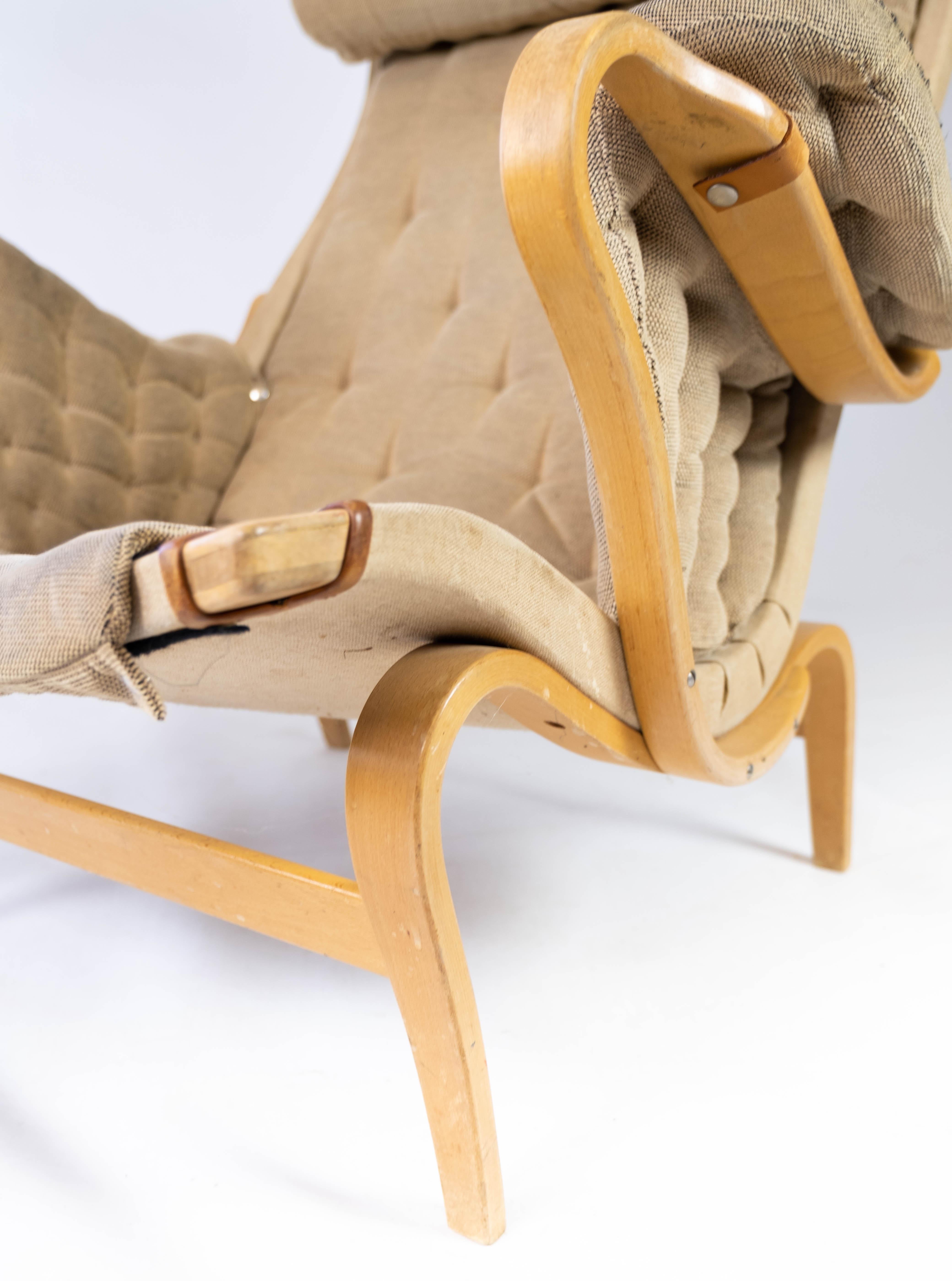Easy Chair Pernille entworfen von Bruno Mathsson Hergestellt von DUX Ab 1960er Jahre im Zustand „Gut“ im Angebot in Lejre, DK