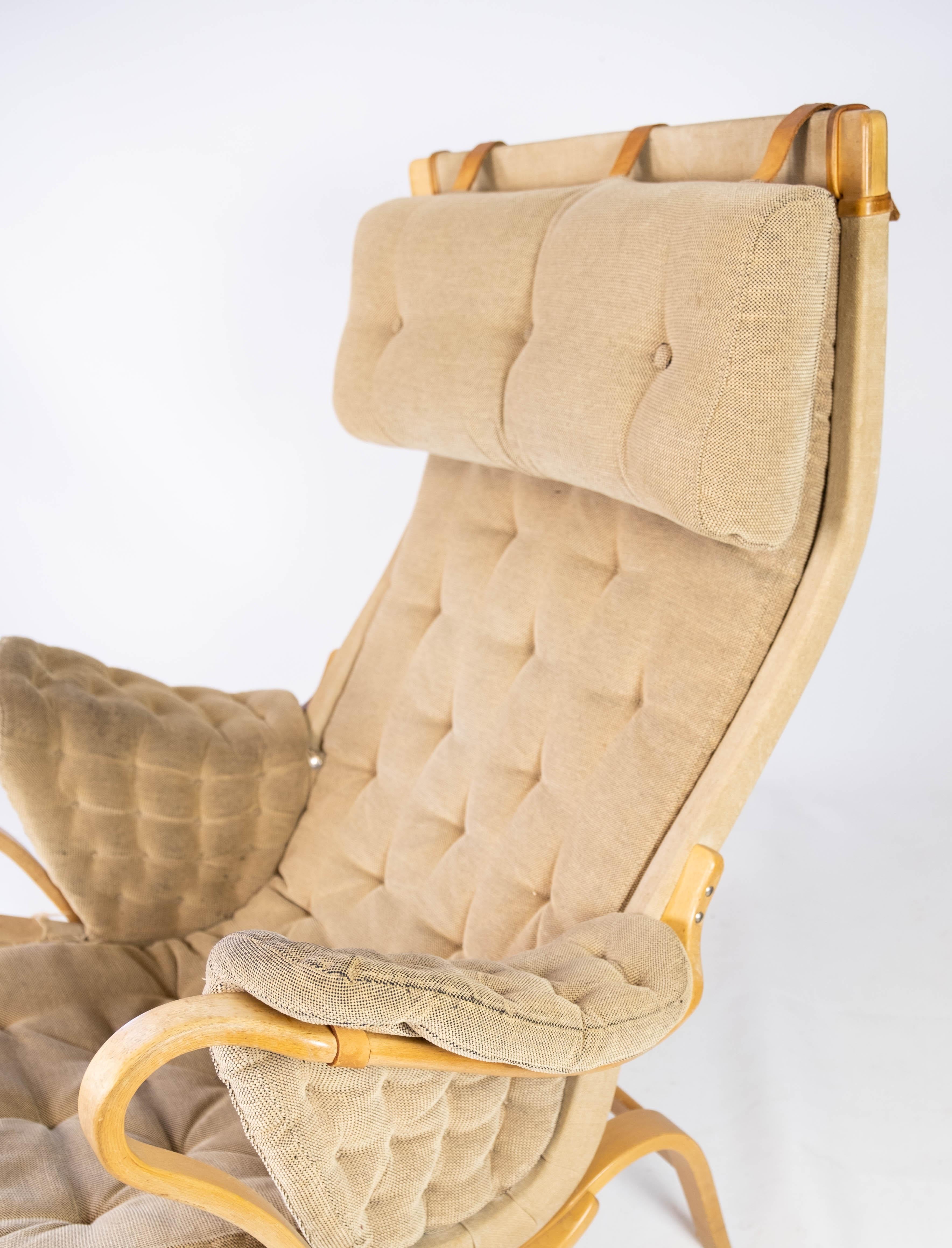 Bois Fauteuil Pernille conçu par Bruno Mathsson et fabriqué par DUX à partir des années 1960 en vente