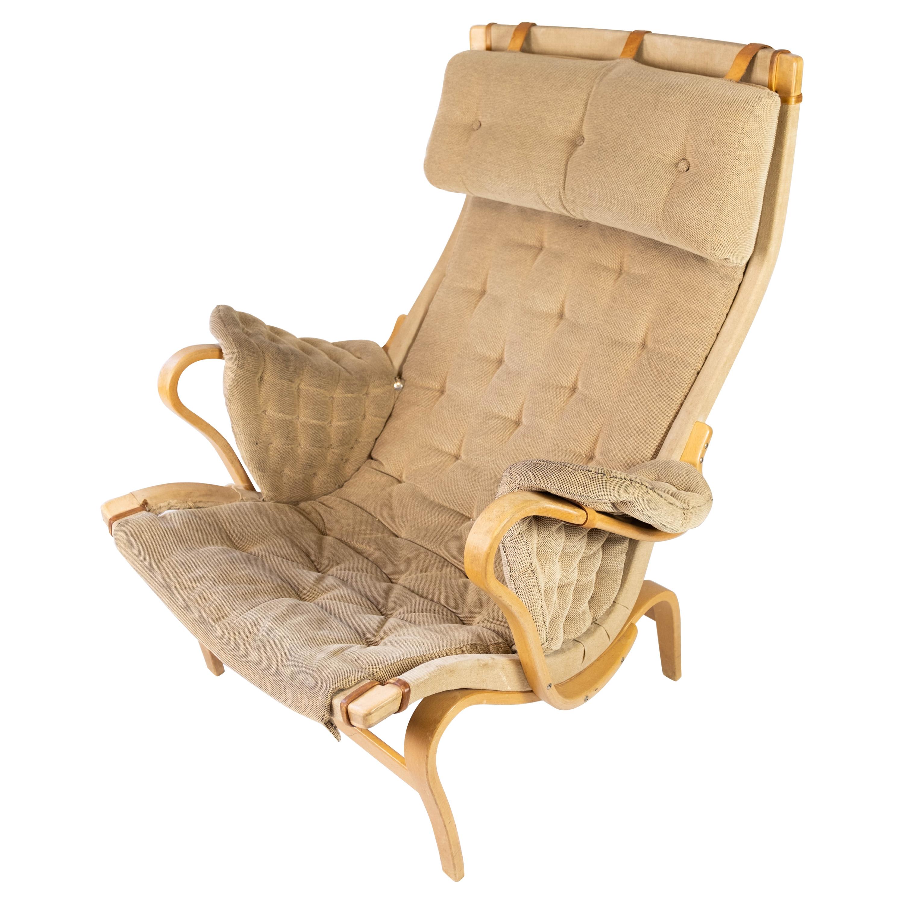 Easy Chair Pernille entworfen von Bruno Mathsson Hergestellt von DUX Ab 1960er Jahre im Angebot