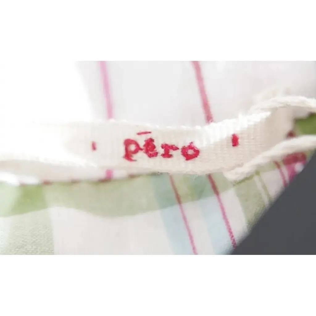 Pero Hand Crafted Embroidered Loose Blouse Top For Sale 3