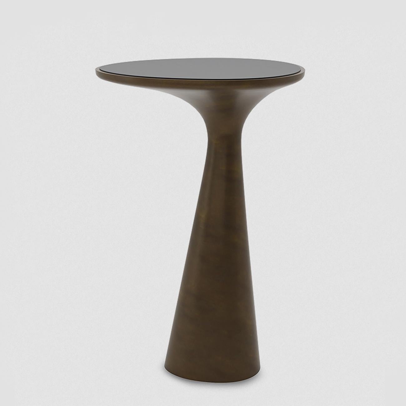 Blackened Perone Side Table For Sale
