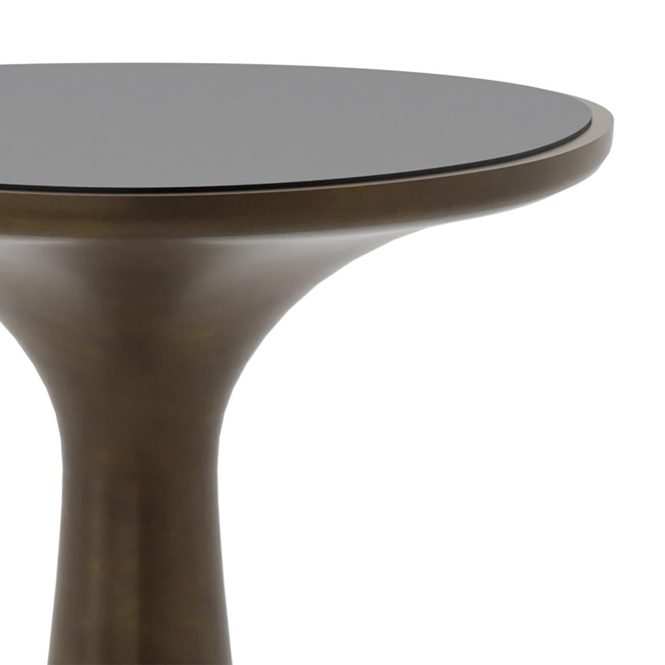 Glass Perone Side Table For Sale