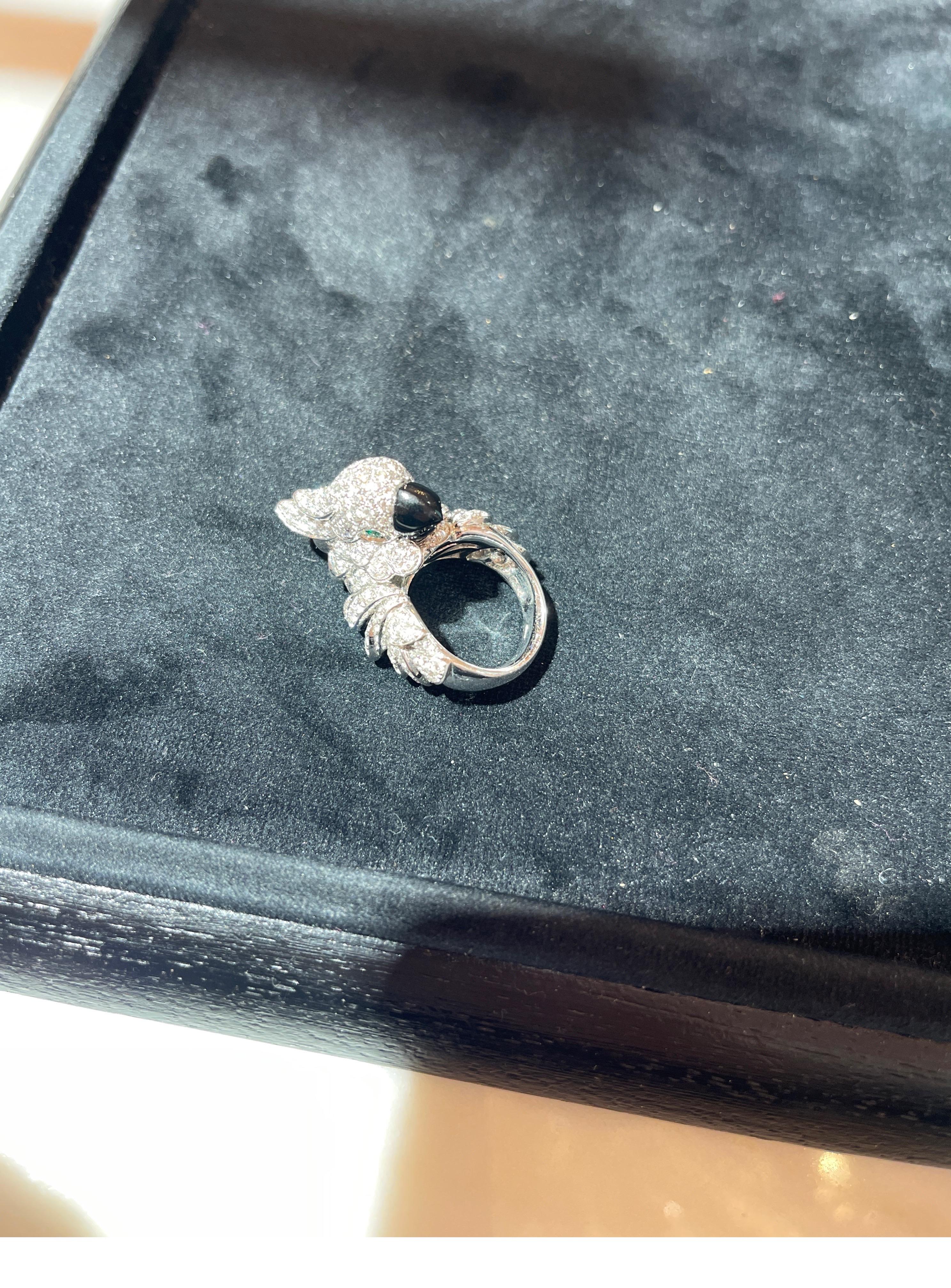 Peroquet Ring Lunati im Zustand „Relativ gut“ im Angebot in Taormina, ME