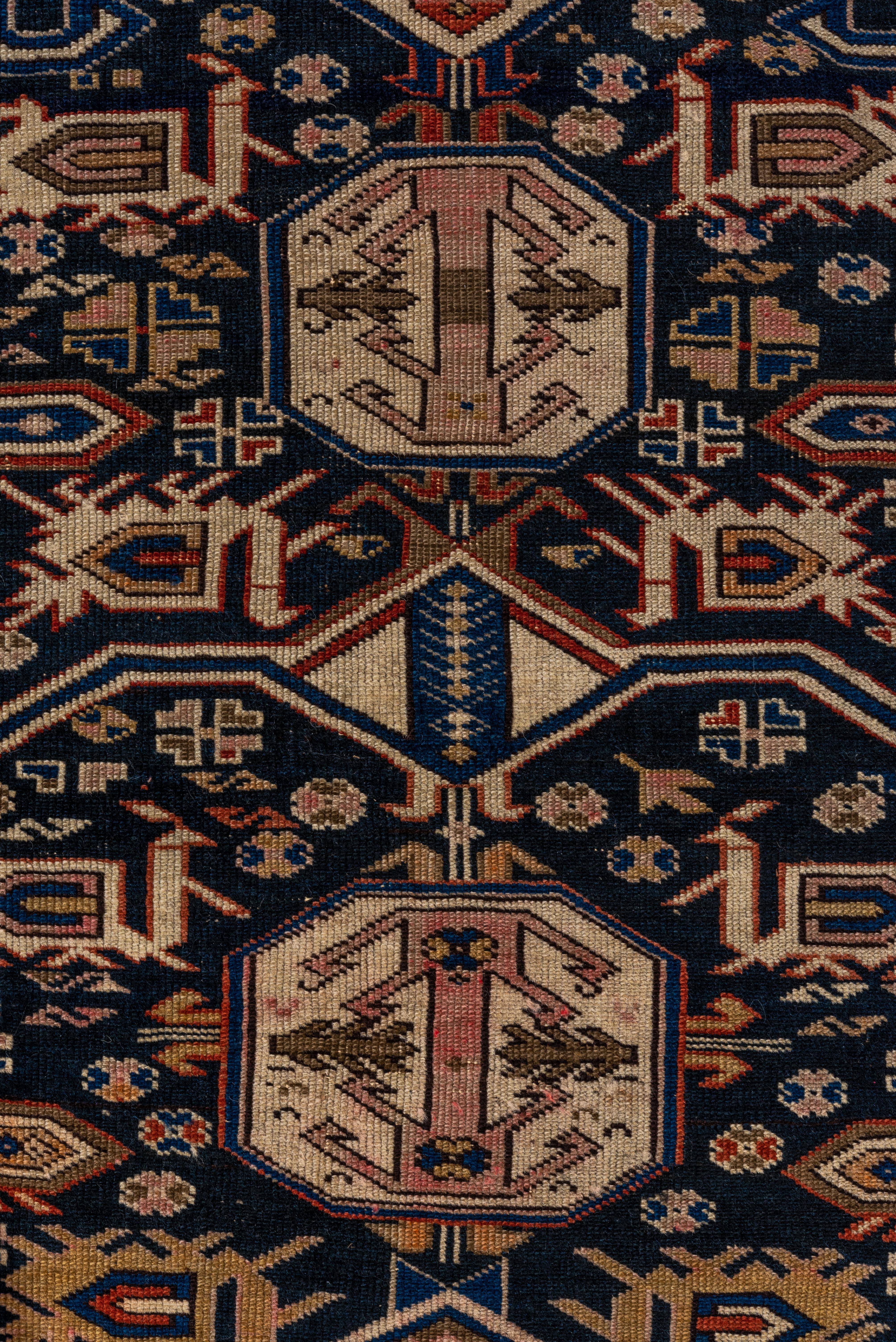 Perpedil Caucasian Rug in Geometric Tribal Design For Sale 1
