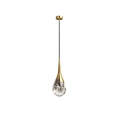 Perpetua Smooth Texture Brass Suspension Natural Finish