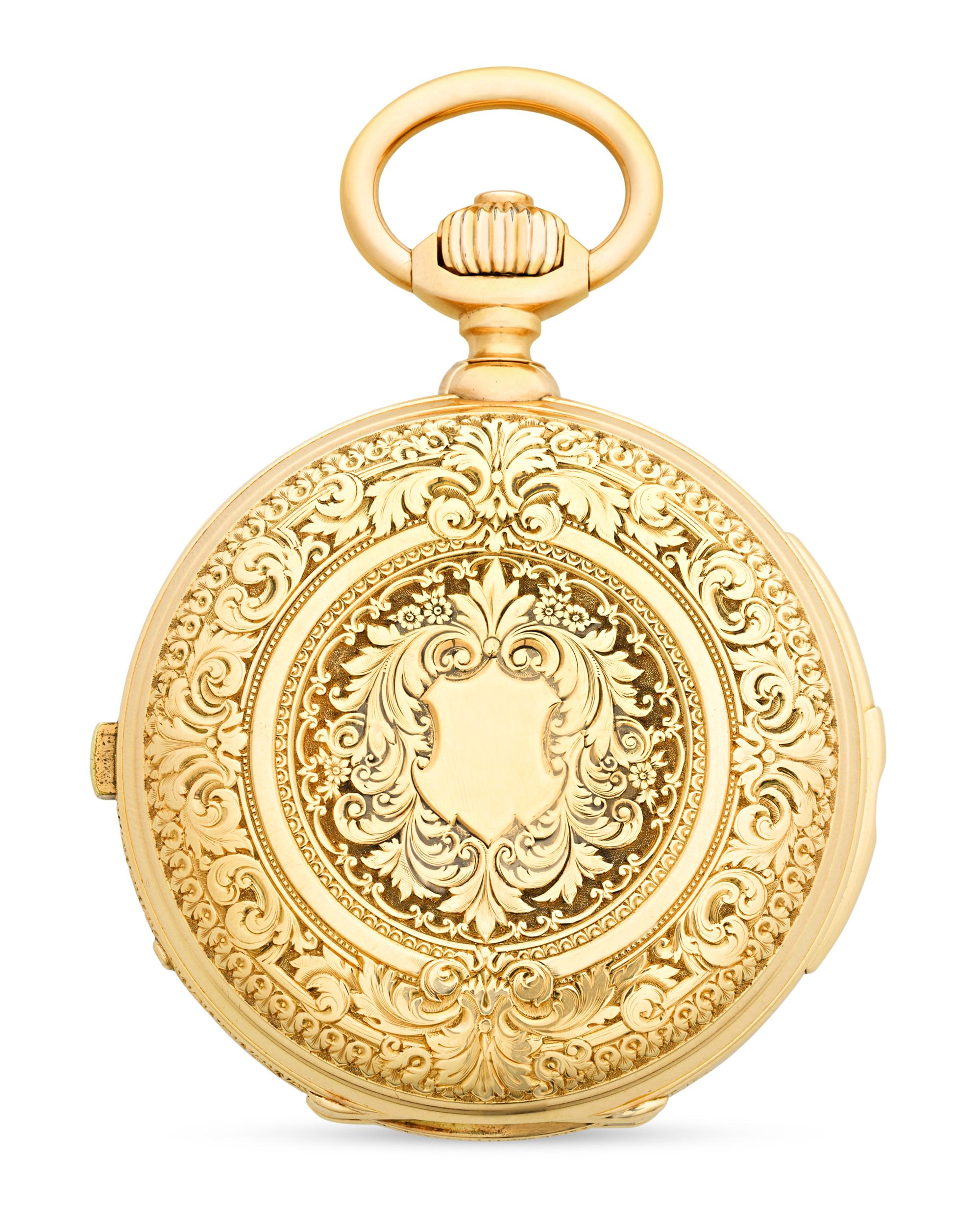 perpetual calendar pocket watch