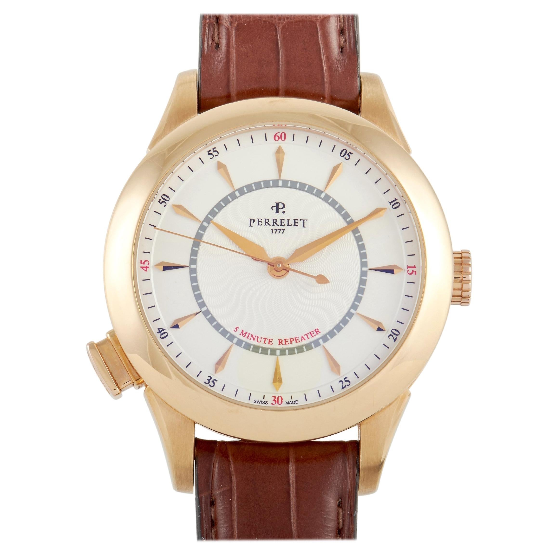 Reloj Perrelet Repetición de 5 minutos Oro rosa A3010
