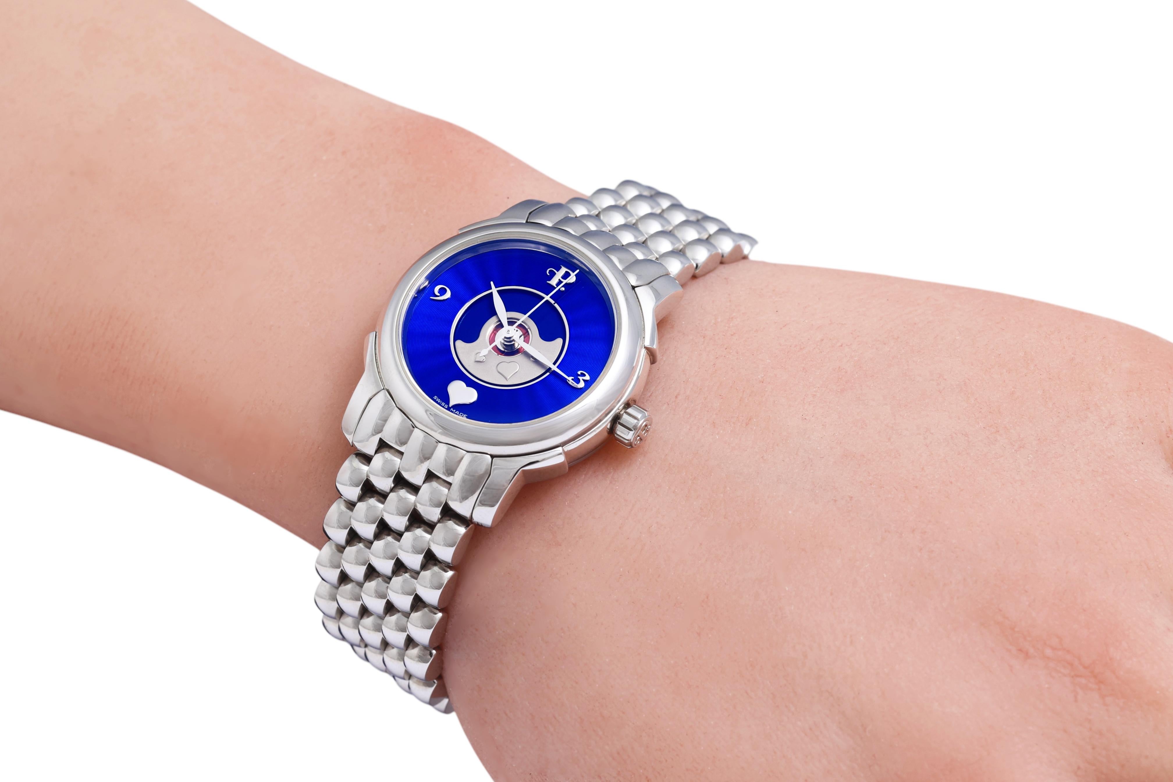 Perrelet Double Automatic Rotor Lady Coeur Wrist Watch BNIB For Sale 9
