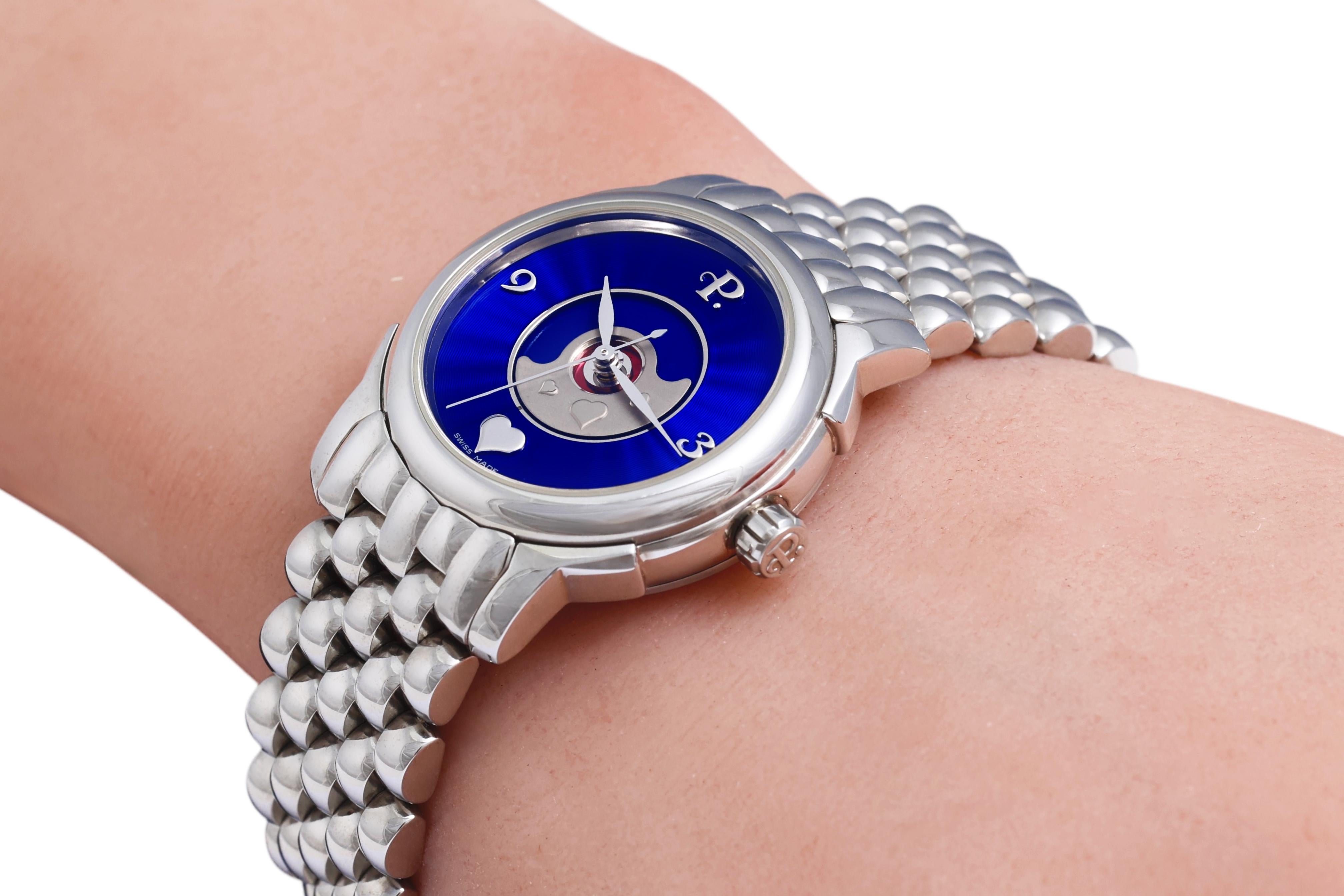 Perrelet Double Automatic Rotor Lady Coeur Wrist Watch BNIB For Sale 10