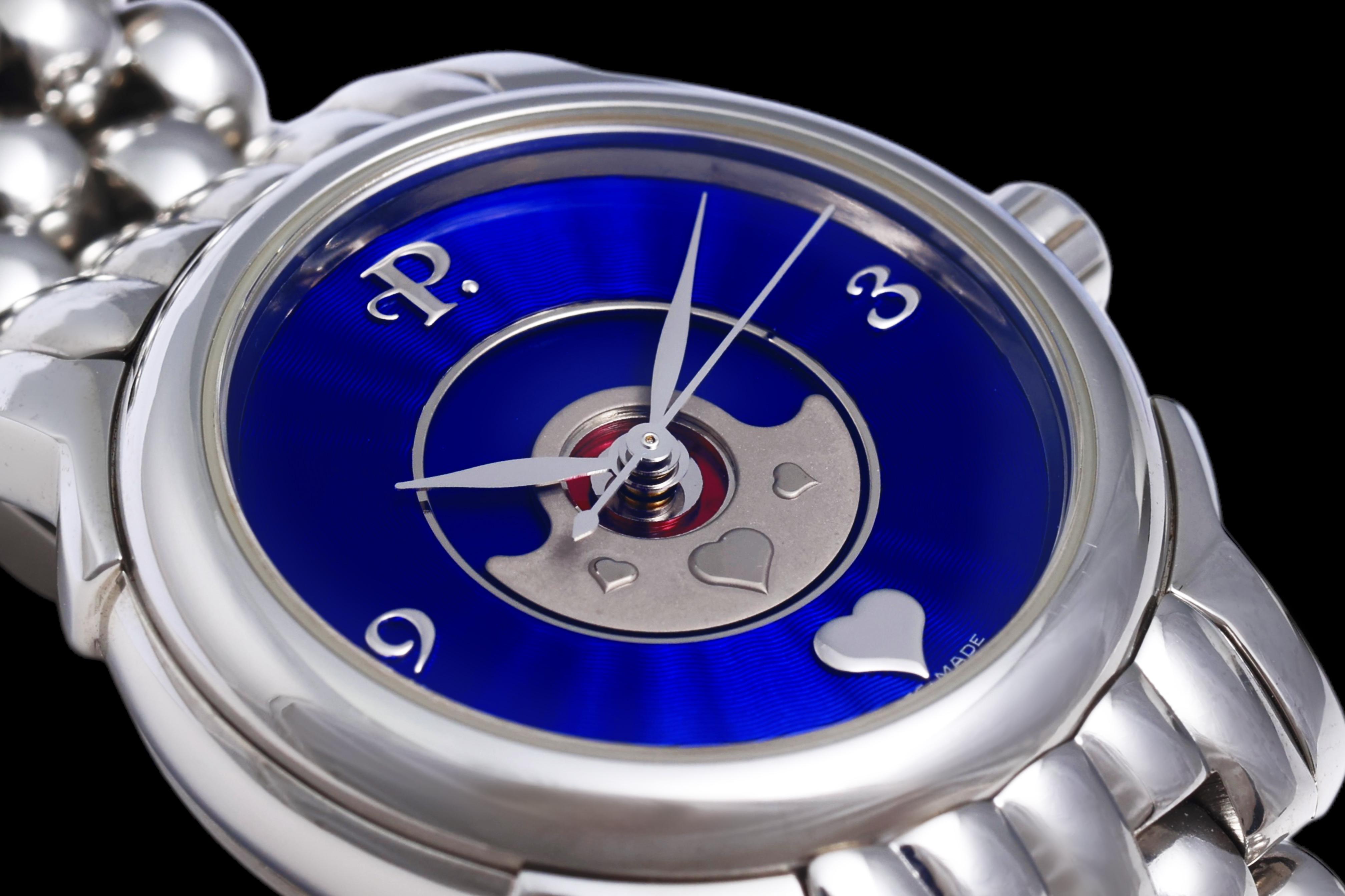 Women's Perrelet Double Automatic Rotor Lady Coeur Wrist Watch BNIB For Sale