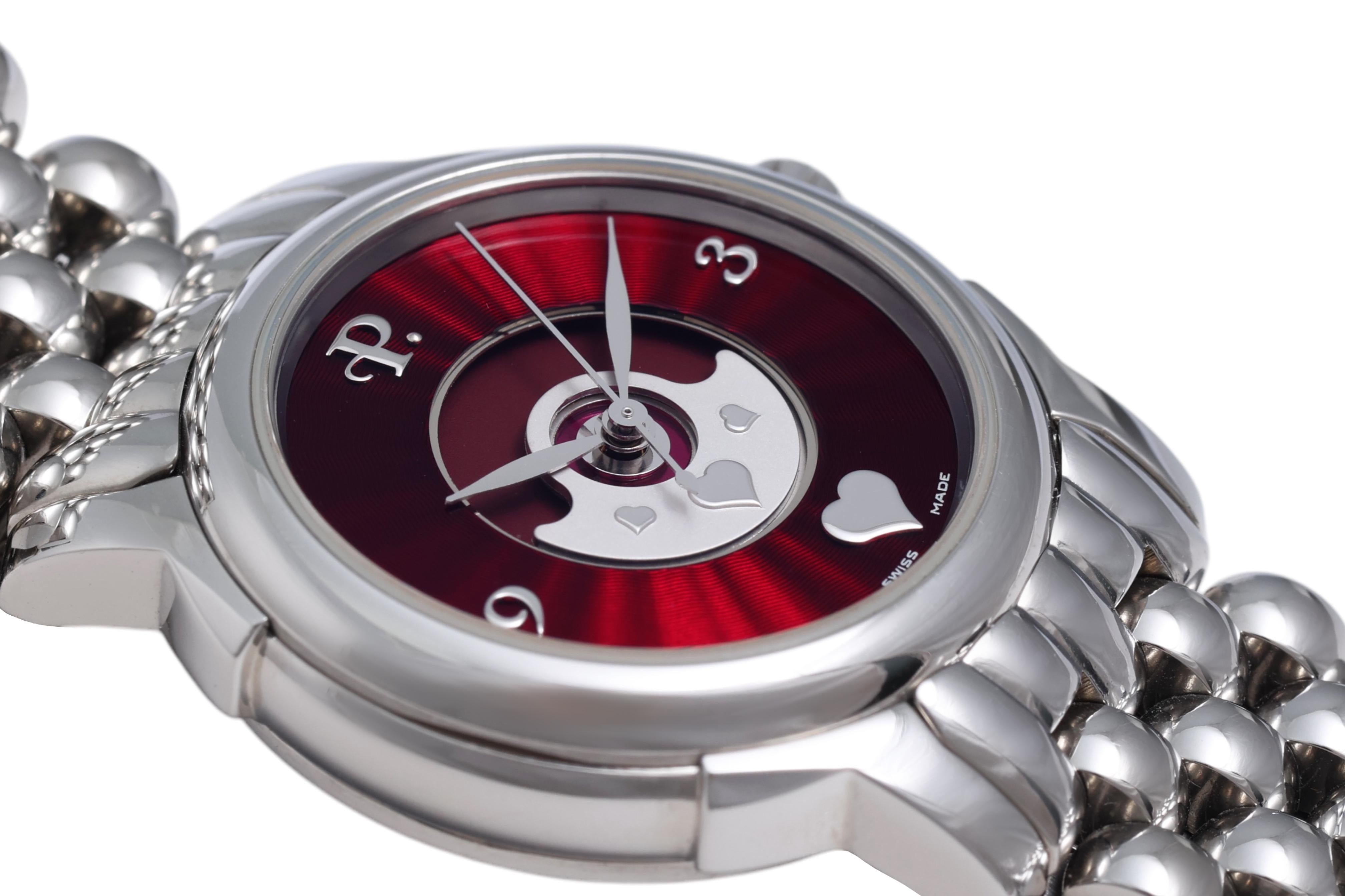 Perrelet Lady Coeur Double Rotor Automatic Wrist Watch, Inventor of Automatic In New Condition For Sale In Antwerp, BE