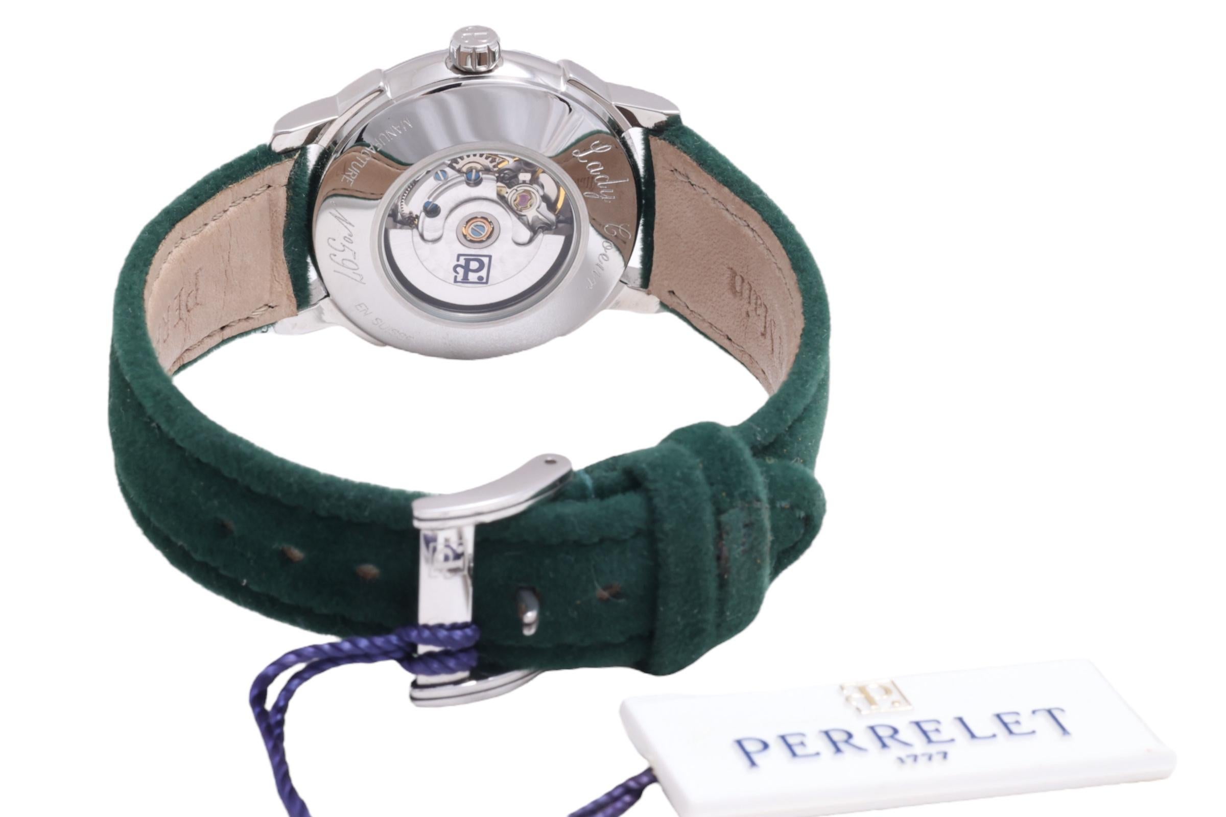 Orologio da polso Perrelet Lady Coeur, carica automatica, nuovo di zecca con scatola & garanzia in vendita 7