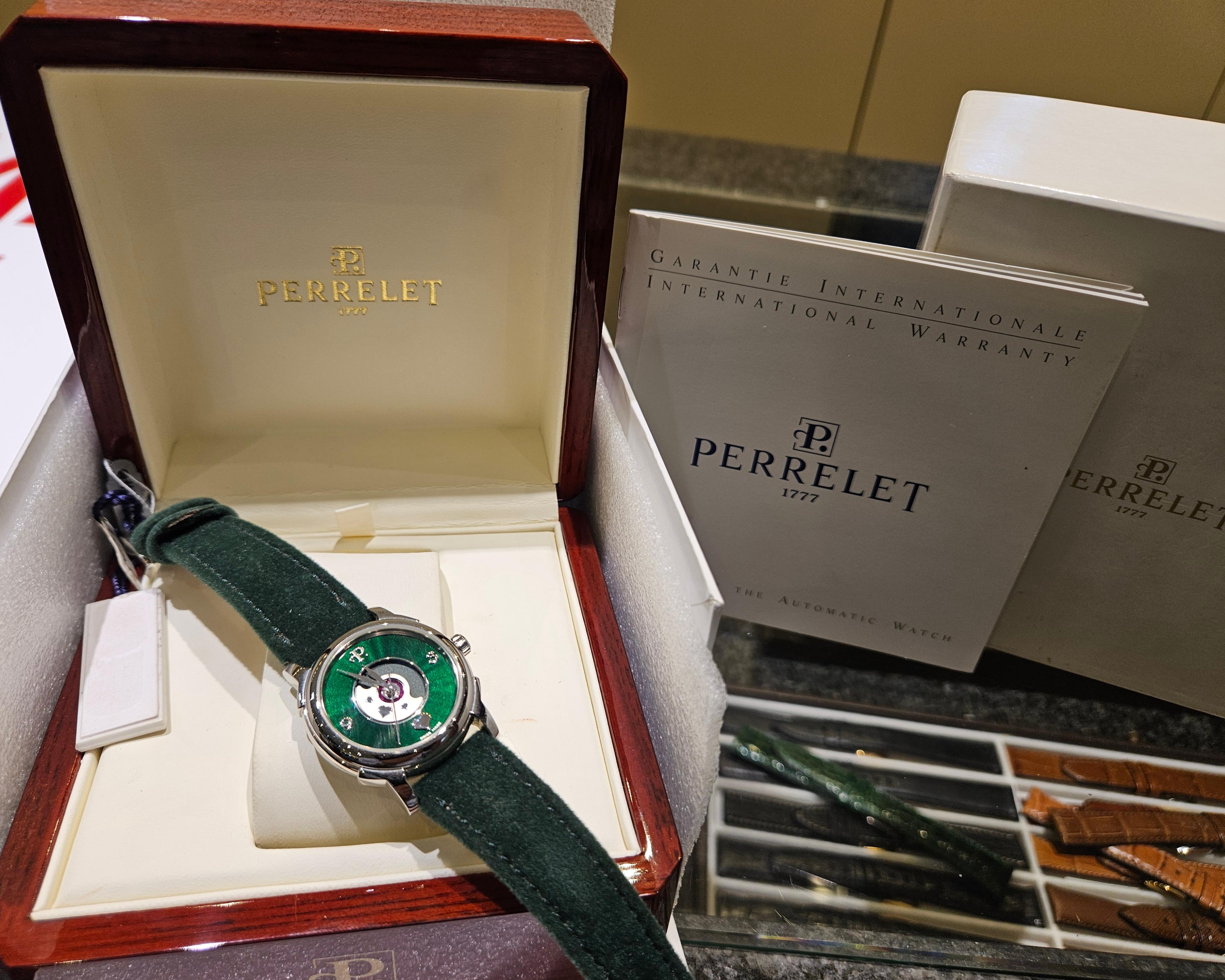 Orologio da polso Perrelet Lady Coeur, carica automatica, nuovo di zecca con scatola & garanzia in vendita 14