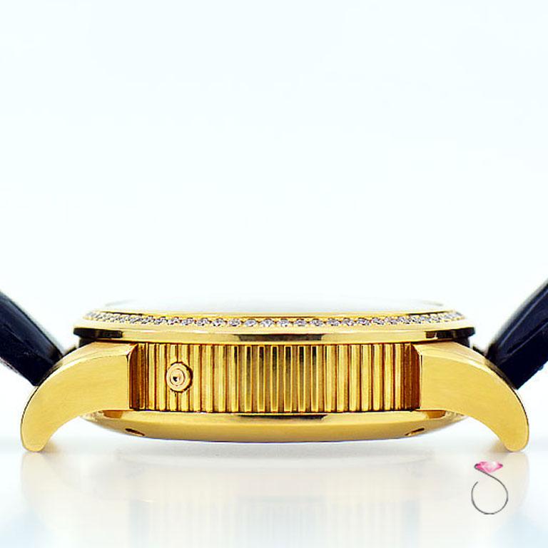 Perrelet Roségold Diamant Dual Time Chronograph Automatik-Armbanduhr 5