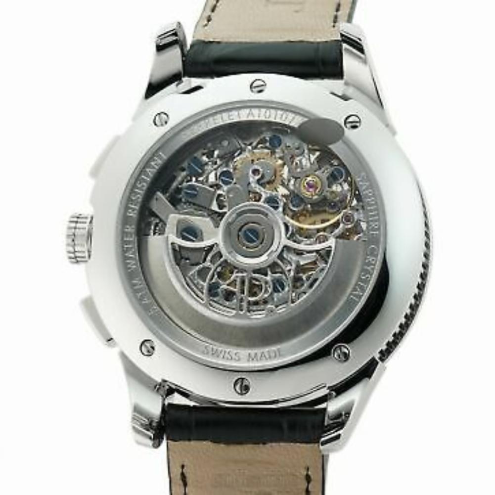 Perrelet Skeleton Split-Second Chronograph A1010-7:: weißes Zifferblatt im Zustand „Hervorragend“ in Miami, FL