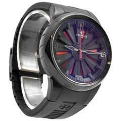 Perrelet Stainless Steel DLC Turbine Automatic Wristwatch