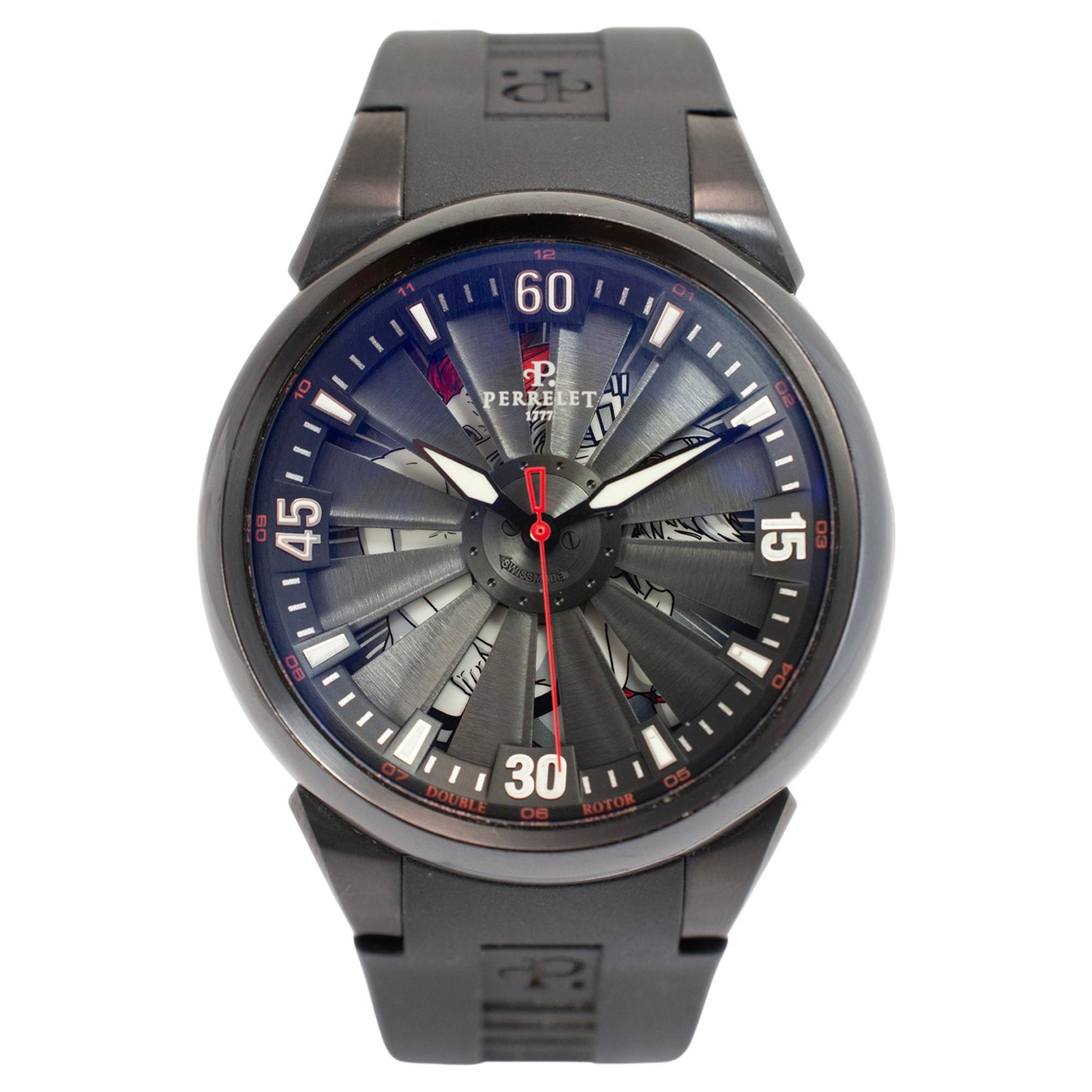 Perrelet Turbine 44MM A4021/3 Limited Edition Erotic Dial Stainless Steel Watch