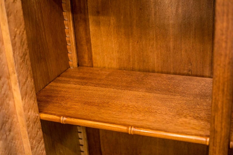 Perret Et Vibert Japanese Style Armoire Bamboo Imitation Lacquer