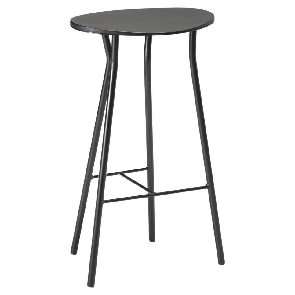 Tabouret Perret par Atelier Jones - Chêne noir et acier