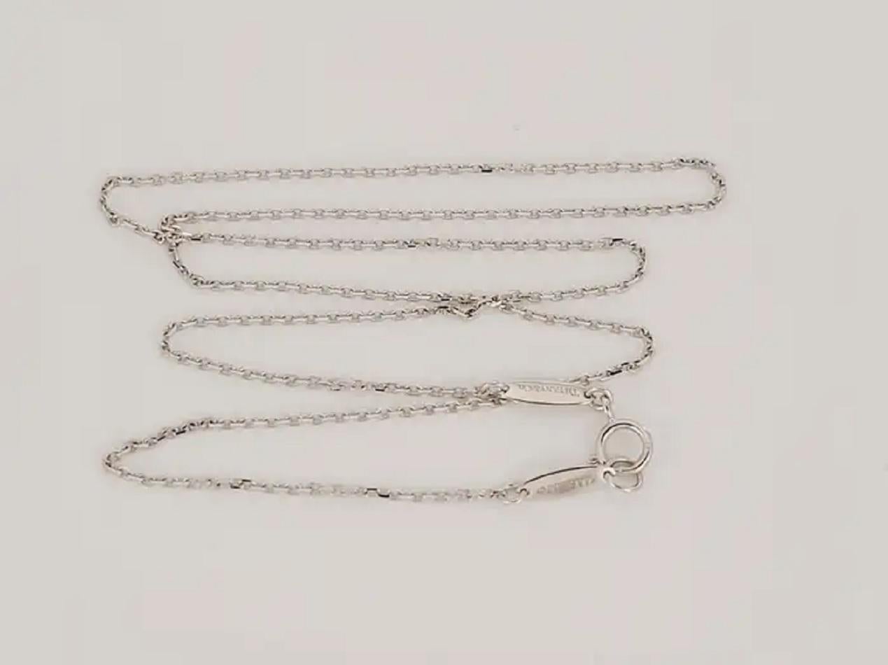 Women's or Men's Perrett Tiffany& co Chain PT950 16'' Long For Sale