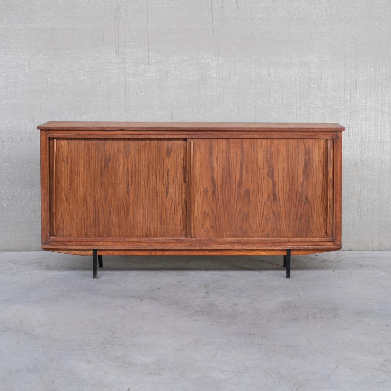 Perriand Style Mid-Century French Sideboard For Sale 11