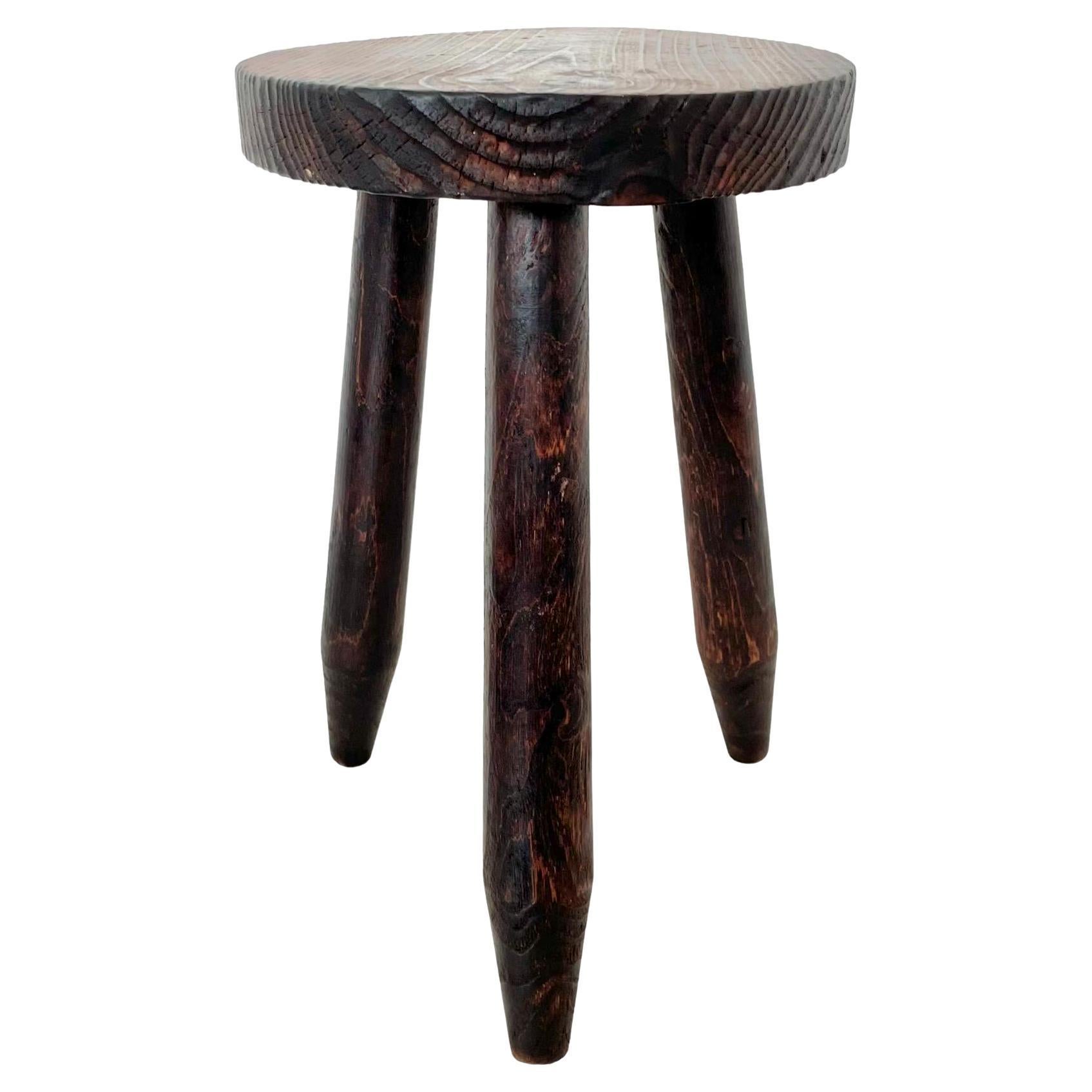 Perriand Style Tripod Stool