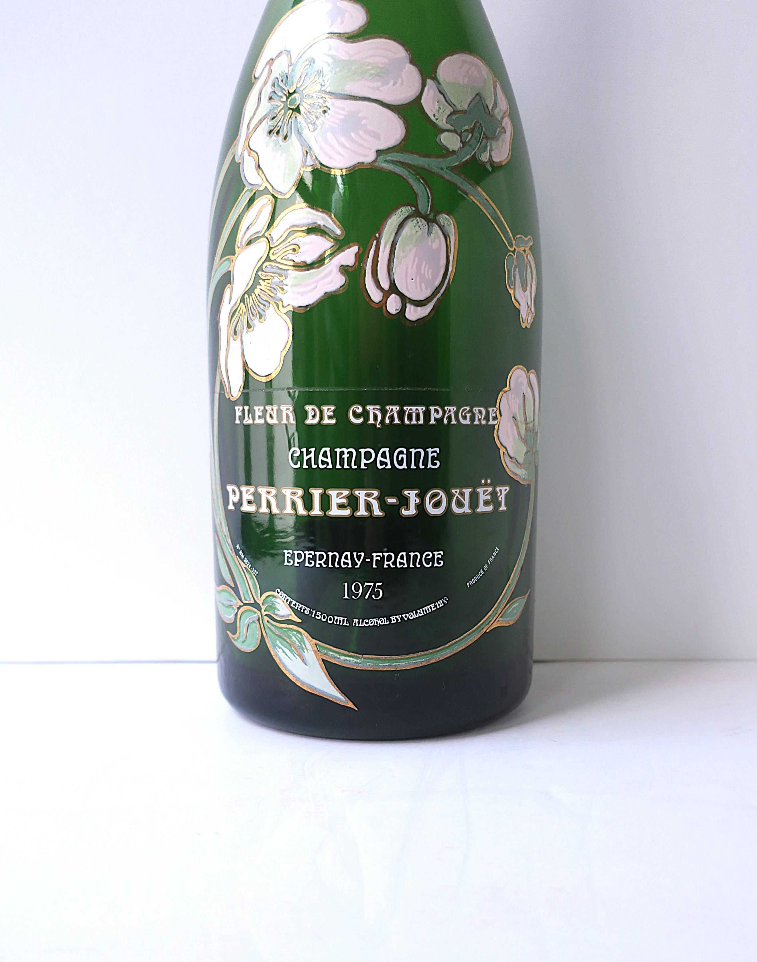 Perrier-Jouet Magnum Champagne Bottle, France, 1975 For Sale 2