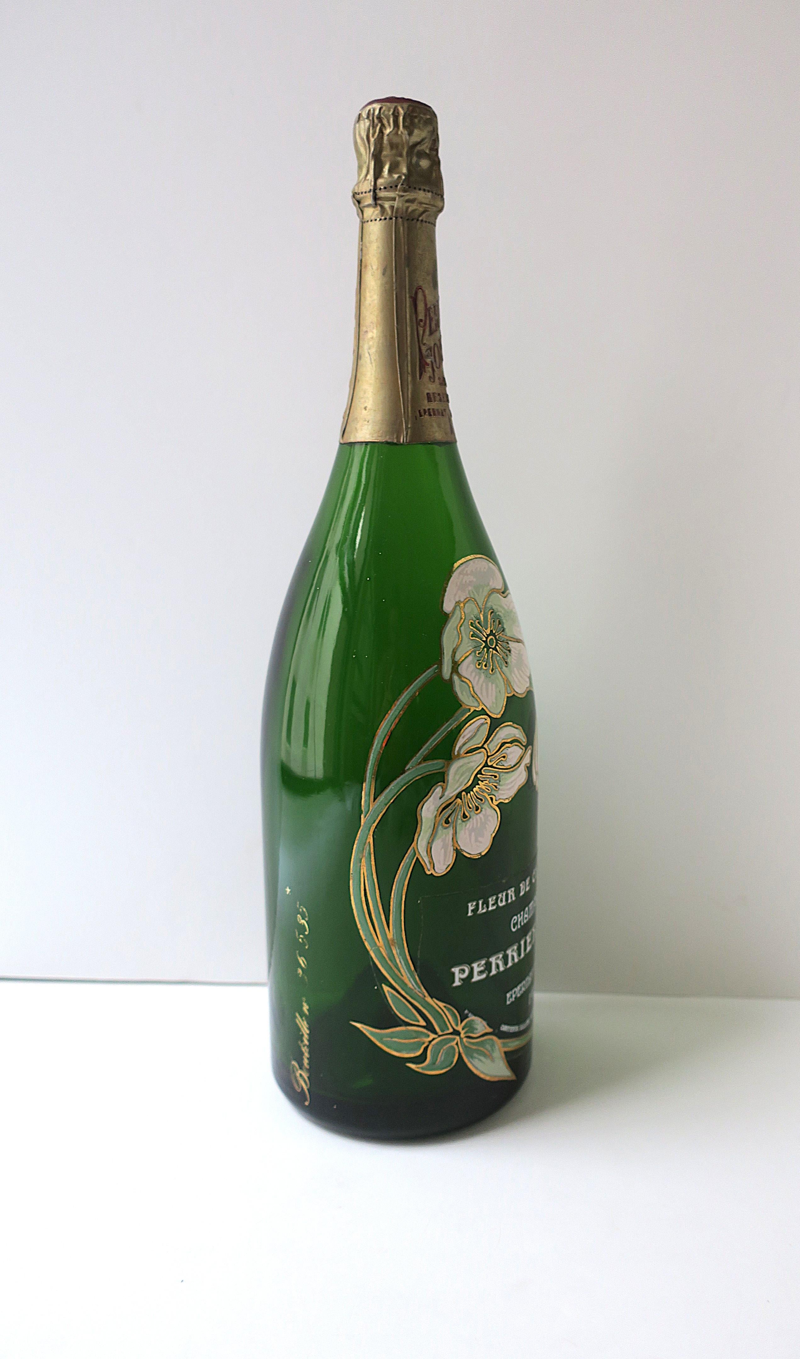 Perrier-Jouet Magnum Champagne Bottle, France, 1975 For Sale 3
