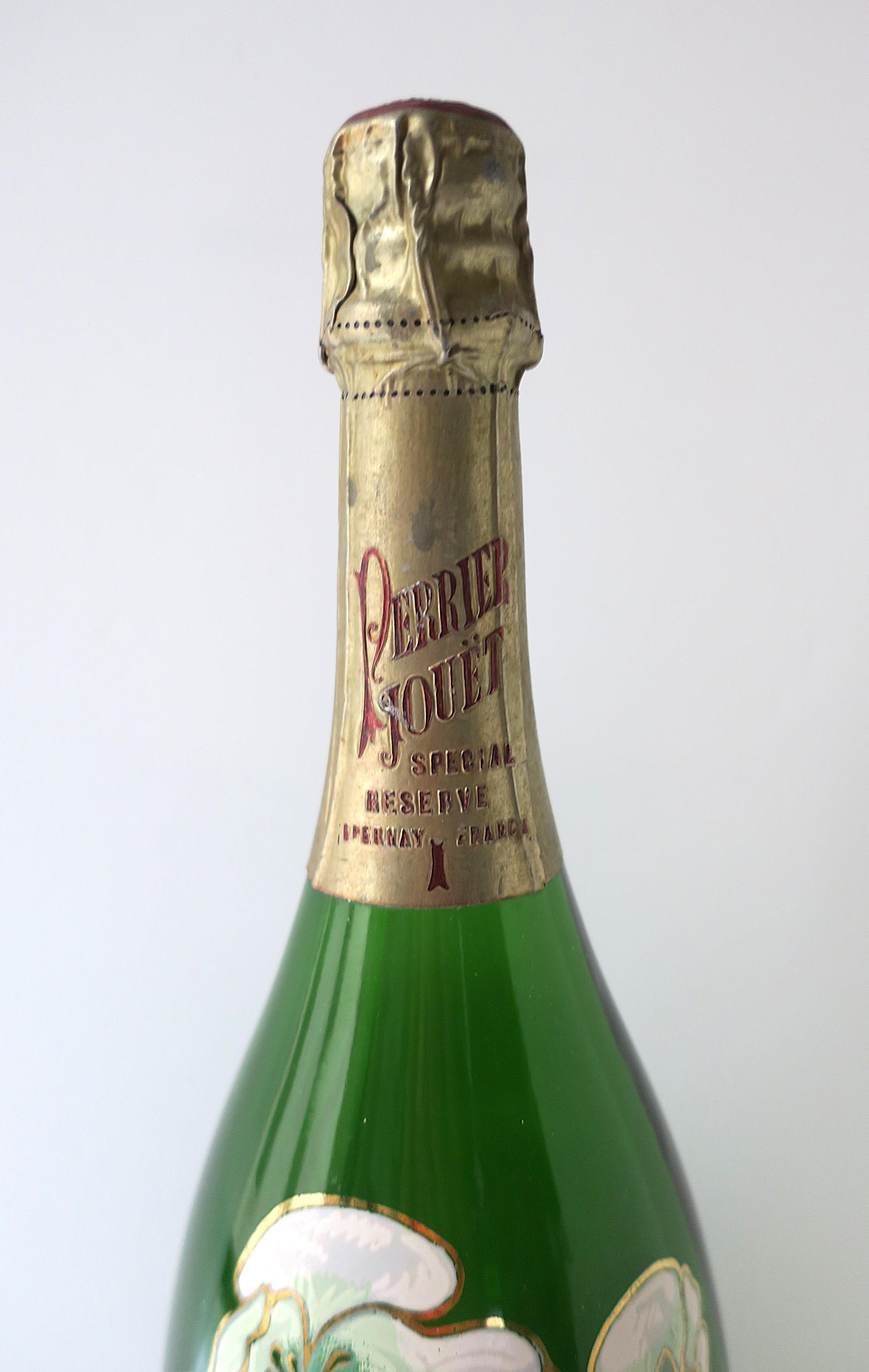 Perrier-Jouet Magnum Champagne Bottle, France, 1975 For Sale 5