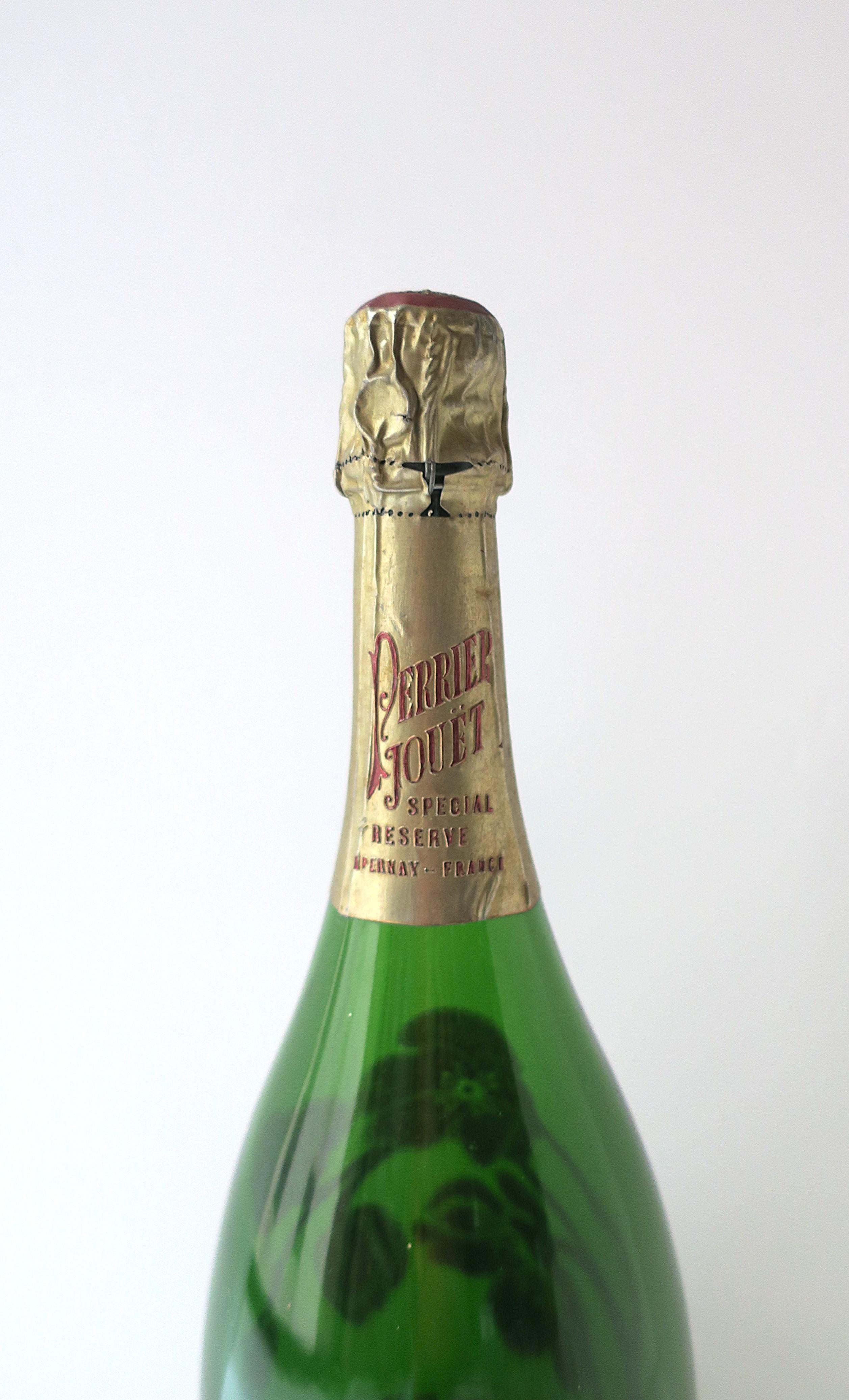 Perrier-Jouet Magnum Champagne Bottle, France, 1975 For Sale 6