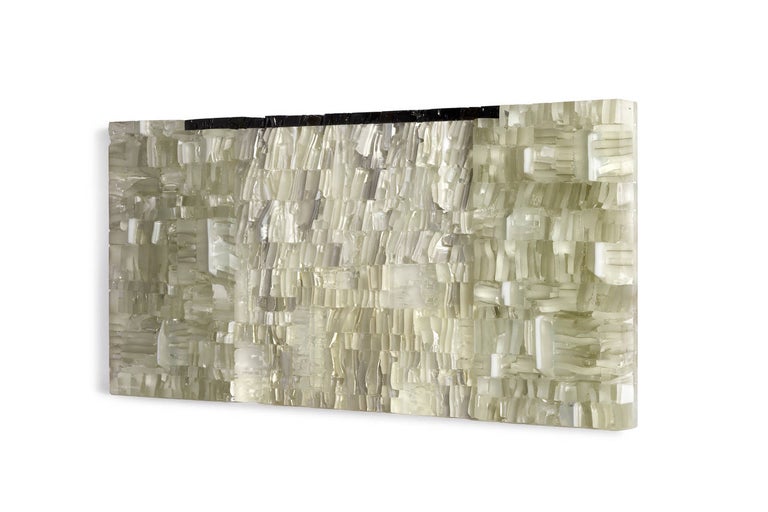 Perrin & Perrin Terre Build in Glass Sculpture Oneoff France For