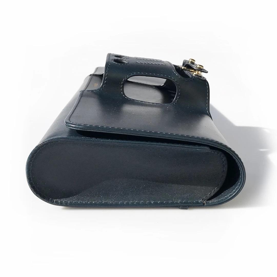 Black Perrin Le Cabriolet Glove Clutch