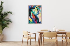 Perderse en la Belleza, Pintura Expresionista Abstracta, Pinceladas Vigorosas