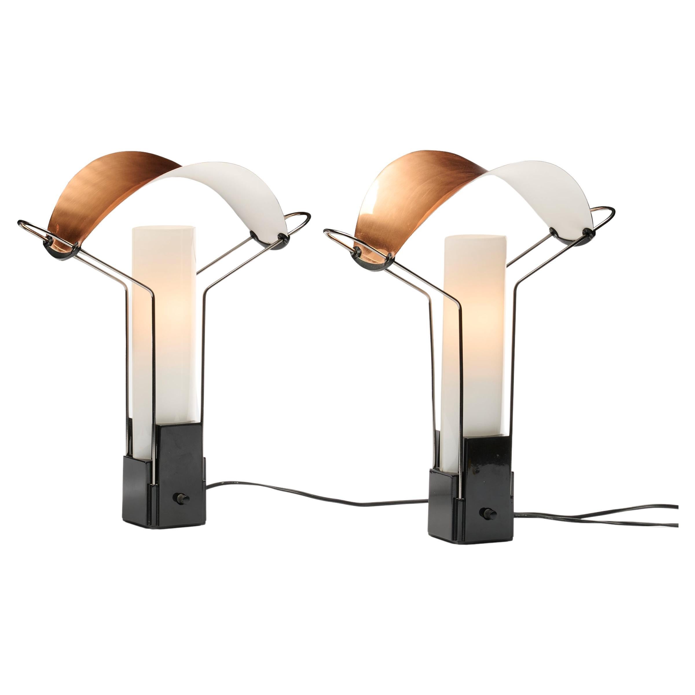 Perry A. KING 
Santiago Miranda Lámpara modelo Palio para Arteluce, Italia 1985