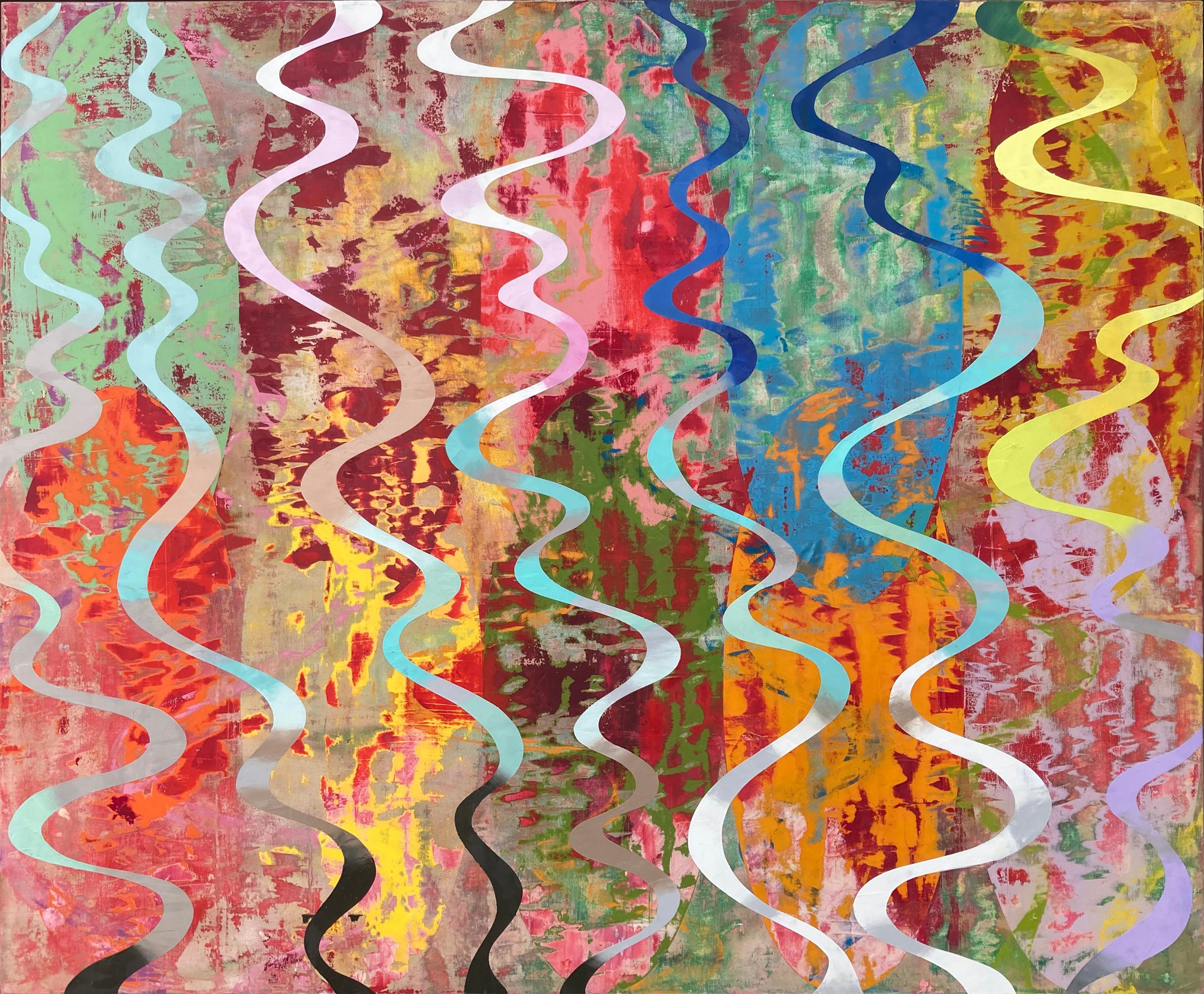 Perry Burns Abstract Painting - Bengal spiritual
