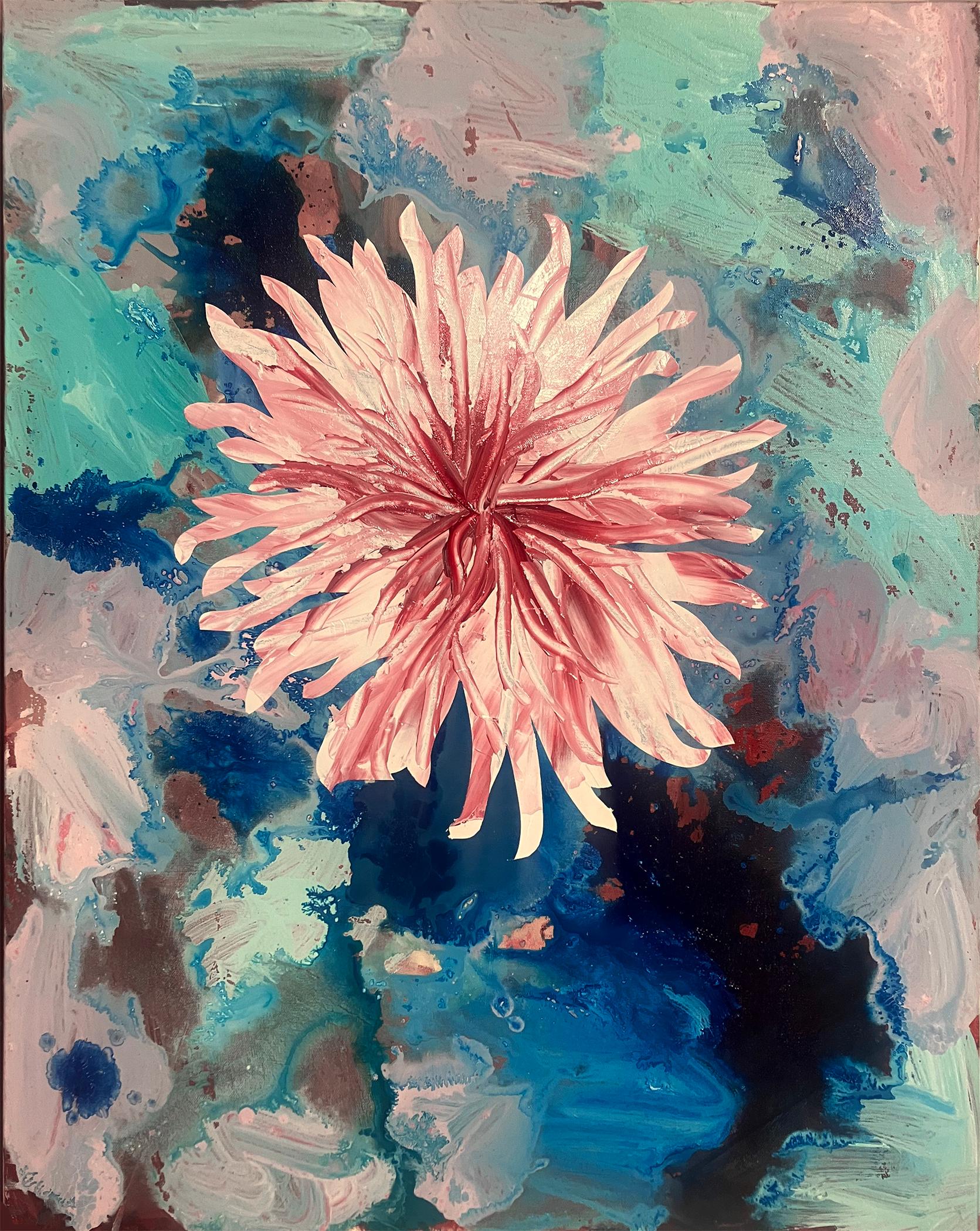 Abstract Painting di Perry Burns - Costellazione del crisantemo