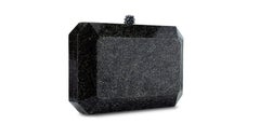 Perry Clutch Medium Glitter Medley Plexi