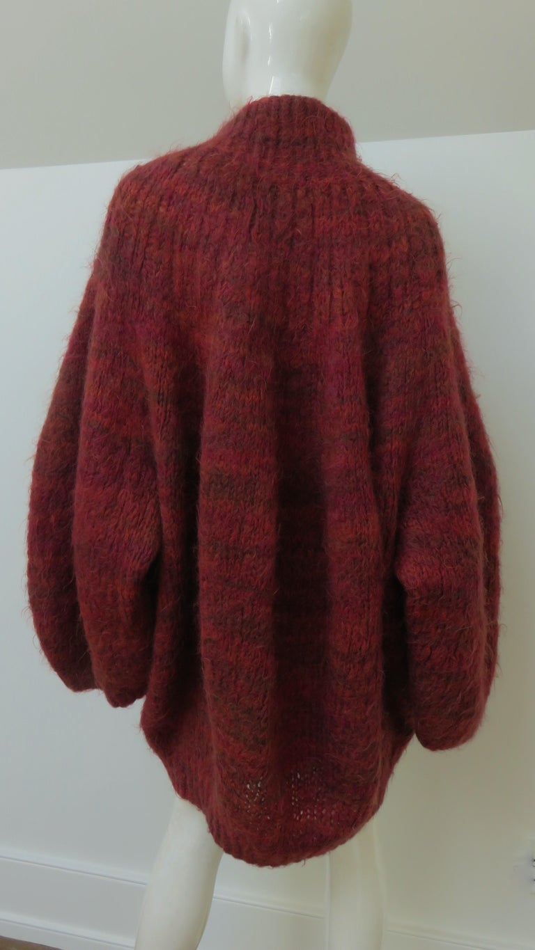 Perry Ellis 1980s Oversized Sweater For Sale 5
