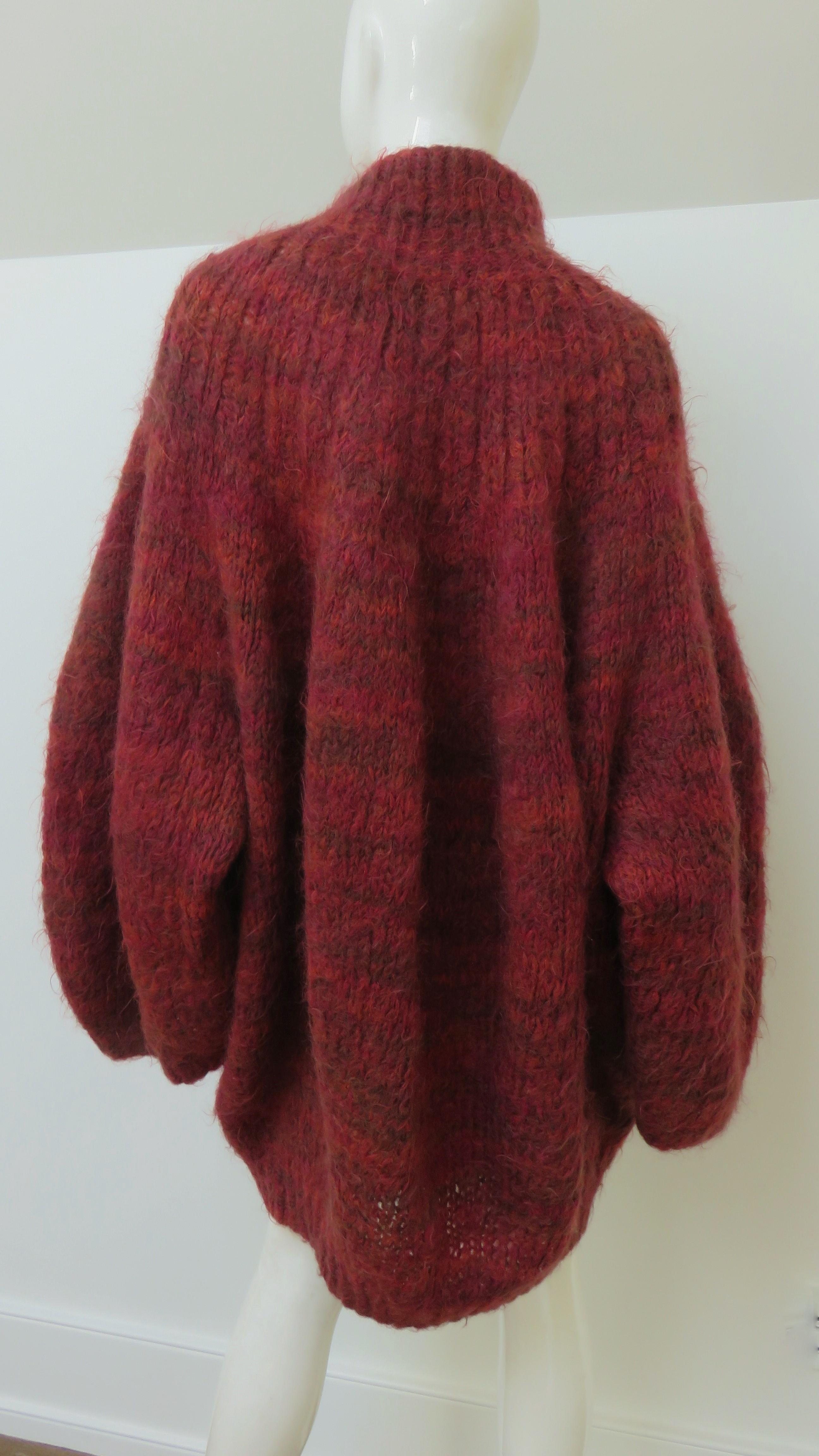 Perry Ellis 1980s Oversized Sweater 2