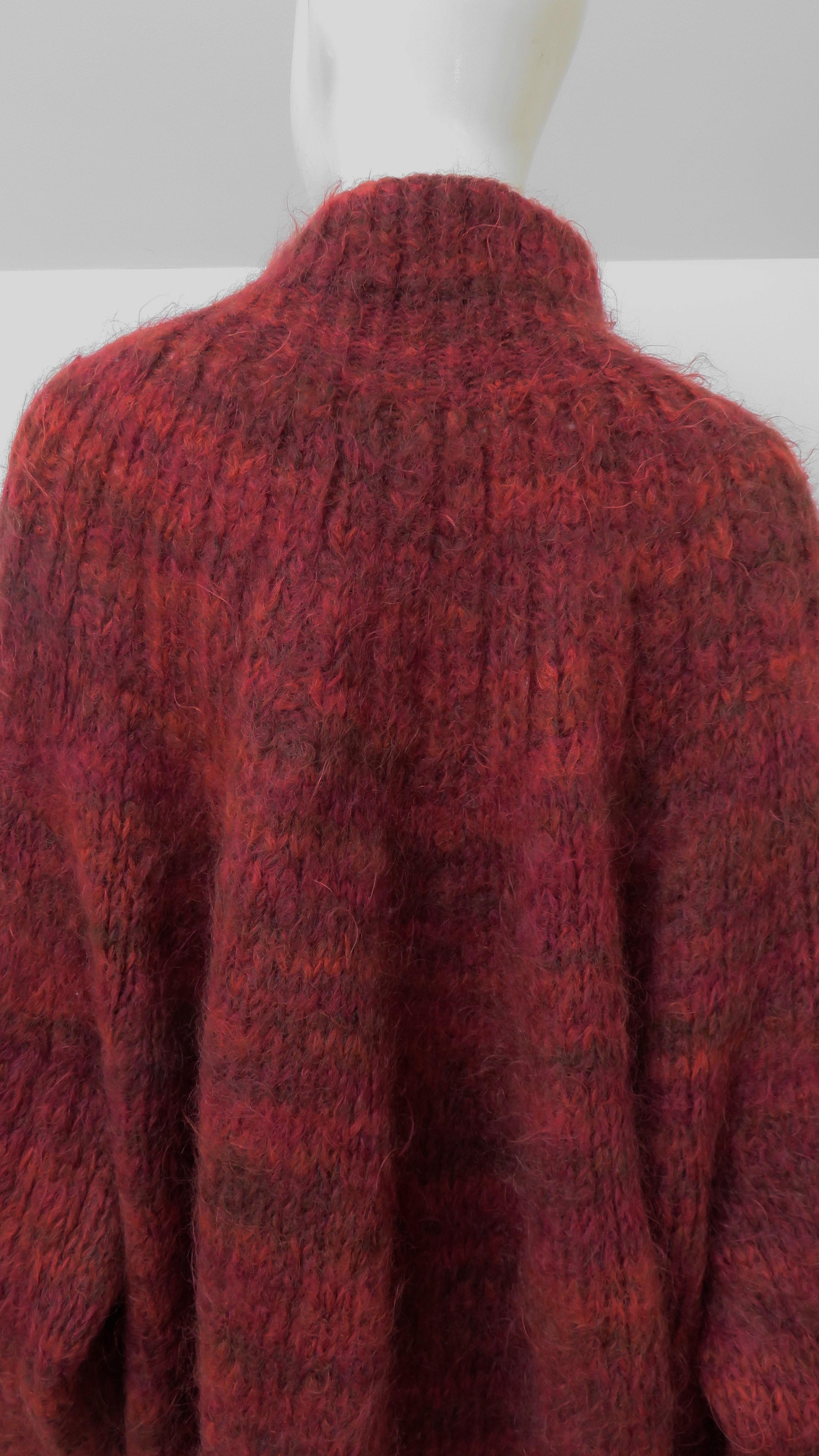 Perry Ellis 1980s Oversized Sweater 3