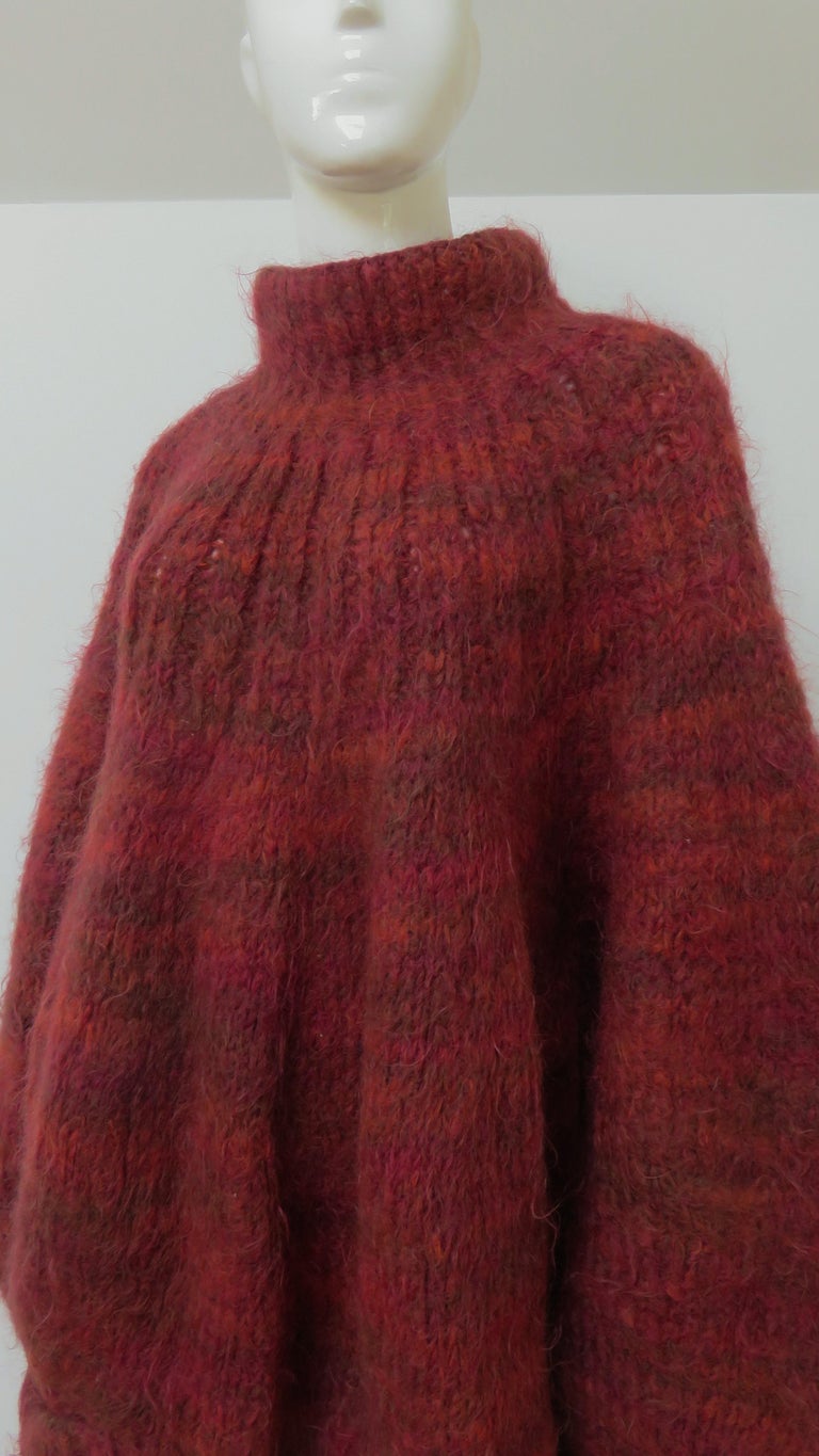 Women's Perry Ellis 1980s Oversized Sweater For Sale