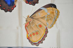 Perry Ellis Detailed "Butterflies In Love" Silk Scarf