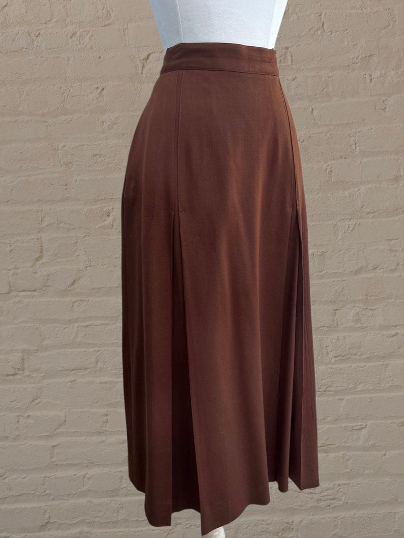 Black Perry Ellis Skirt, Circa 1980s For Sale