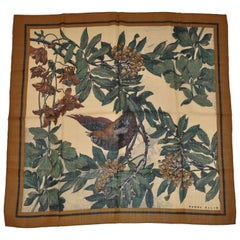 Perry Ellis "Winter Berries" Wool Challis Scarf