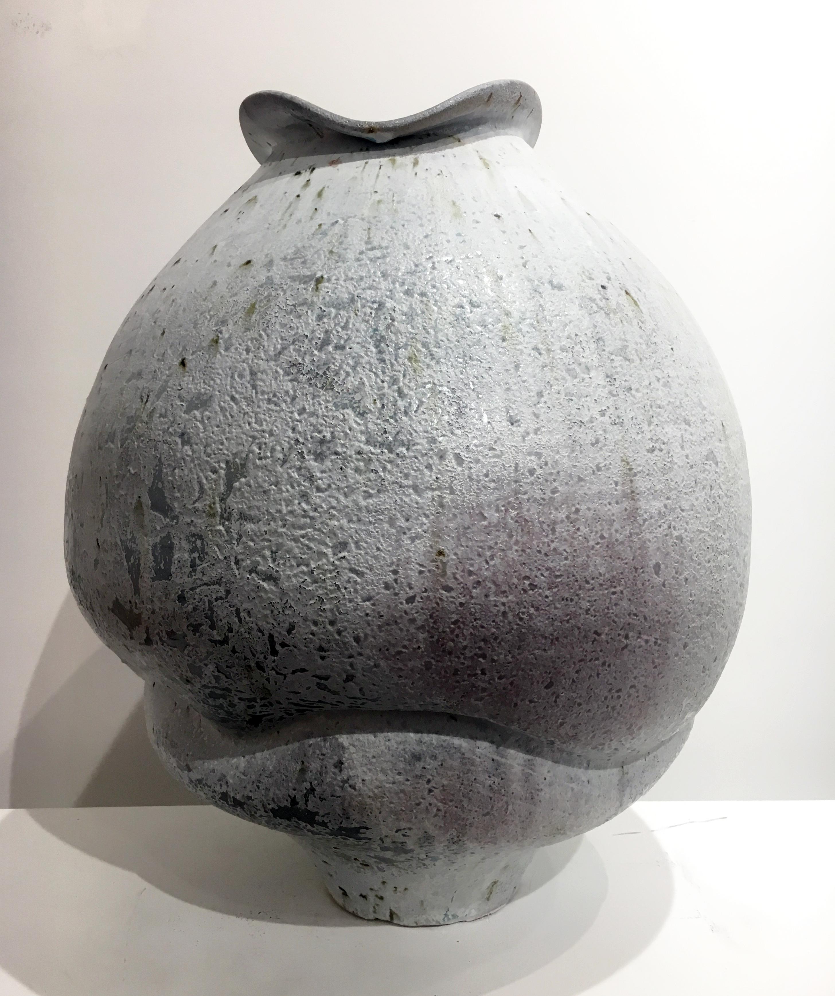 Diseño contemporáneo, Escultura cerámica, Porcelana, Partículas de hierro, Esmalte, Arcilla - Sculpture de Perry Haas