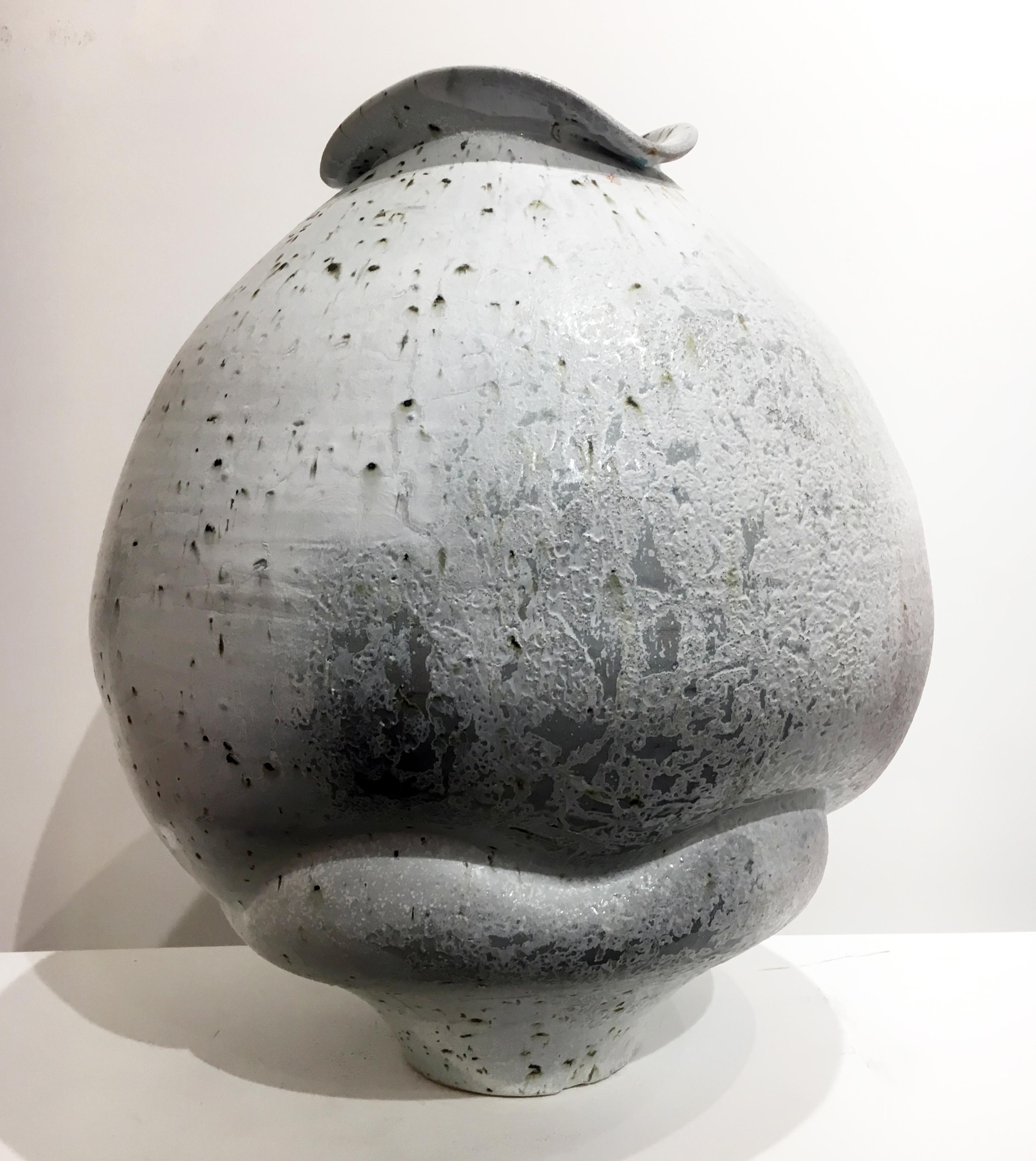 Design Contemporary, Sculpture en céramique, Porcelaine, Particules de fer, Glaçure, Argile en vente 1