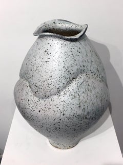 Contemporary Wood Fired Porcelain Jar Form, Design, Sculpture, Glaze, Ceramic